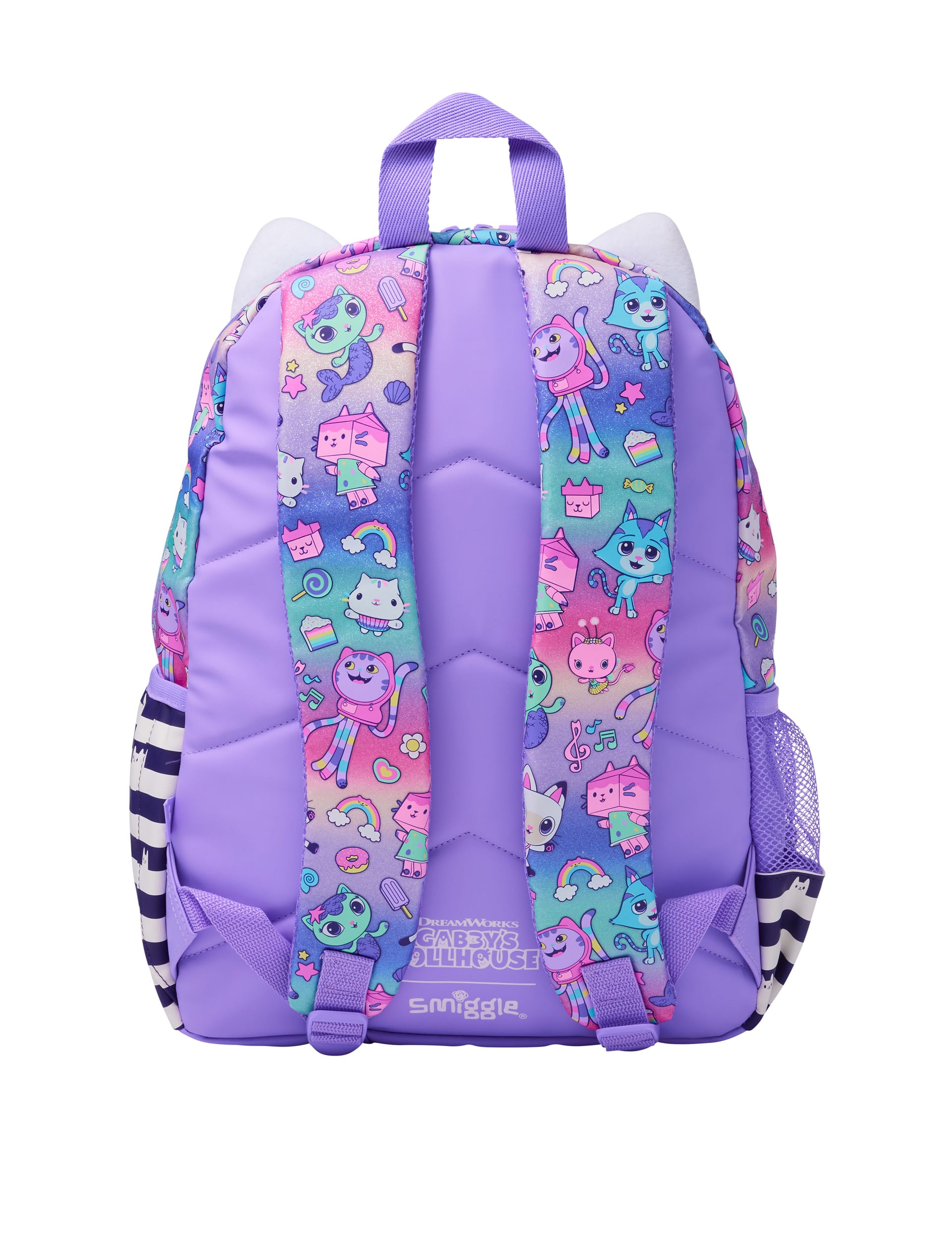 Smiggle Kids Gabby's Dollhouse Backpack (3+ Yrs) - Purple Mix, Purple Mix