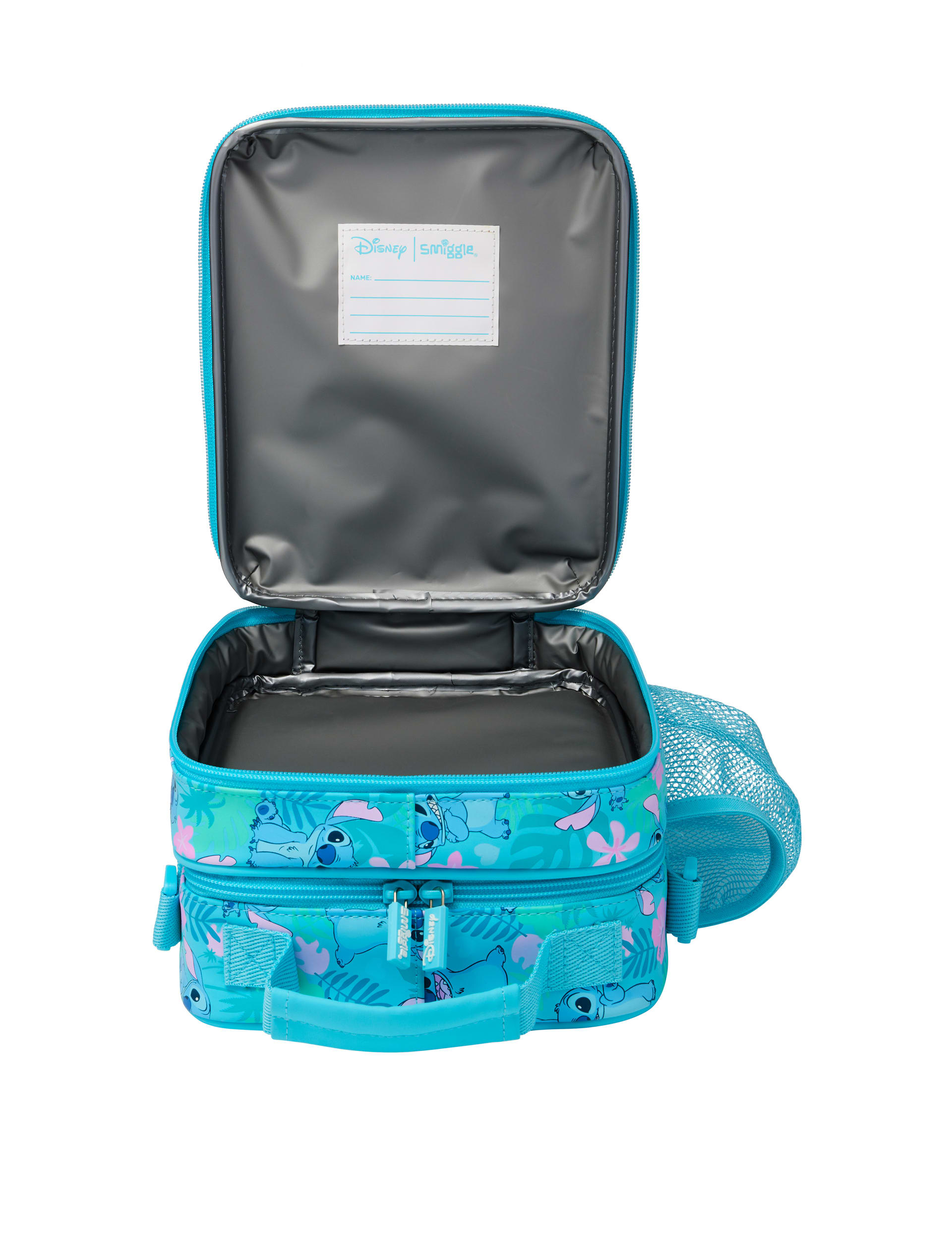 Smiggle Kids Lilo & Stitch Lunch Box (3+ Yrs) - Light Blue, Light Blue