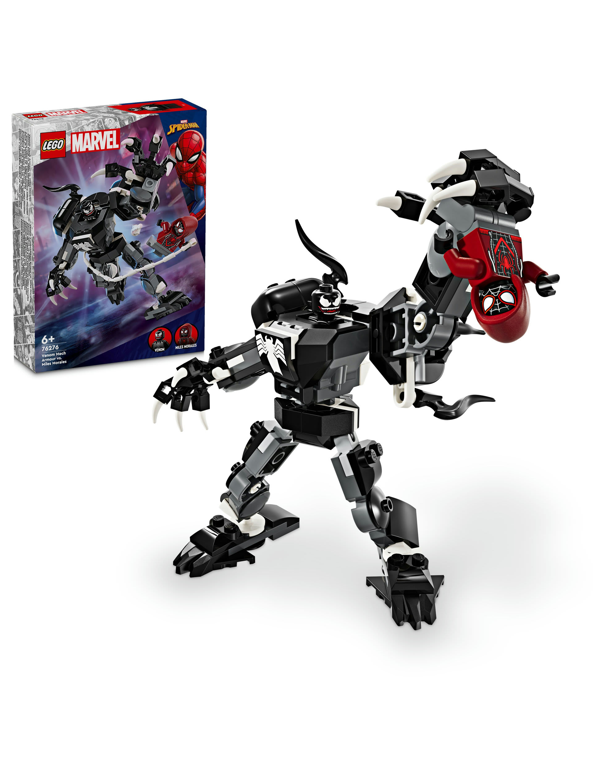 LEGO Marvel Venom Mech Armour vs. Miles Morales 76276 (6+ Yrs)