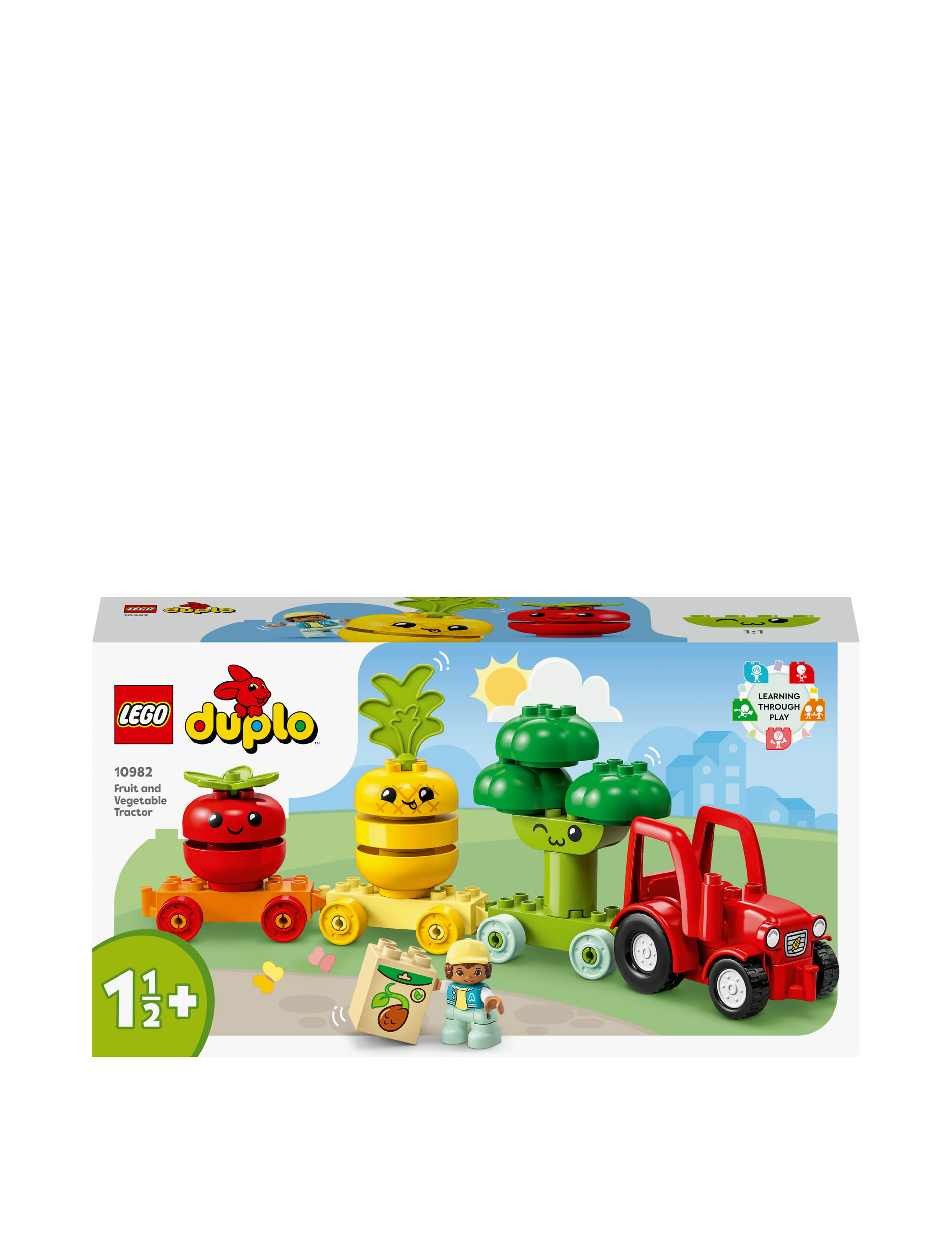 LEGO DUPLO Fruit and Vegetable Tractor Toy Set 10982 (1.5 - 3 Yrs)