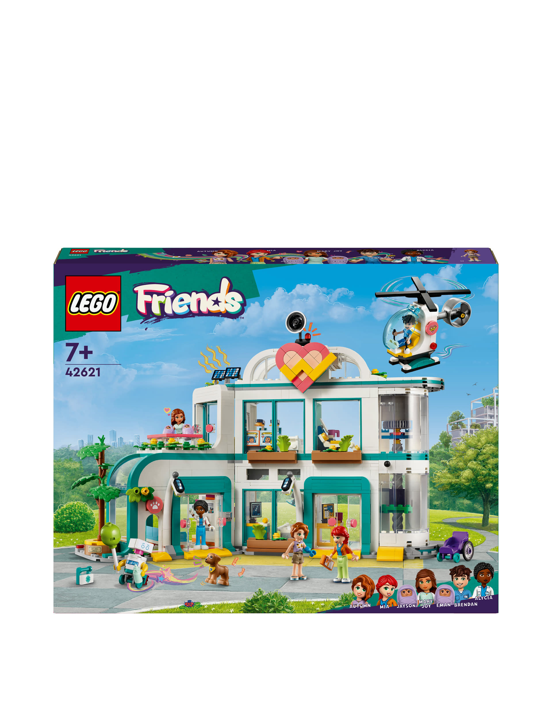 LEGO Friends Heartlake City Hospital Toy Set 42621 (7+ Yrs)