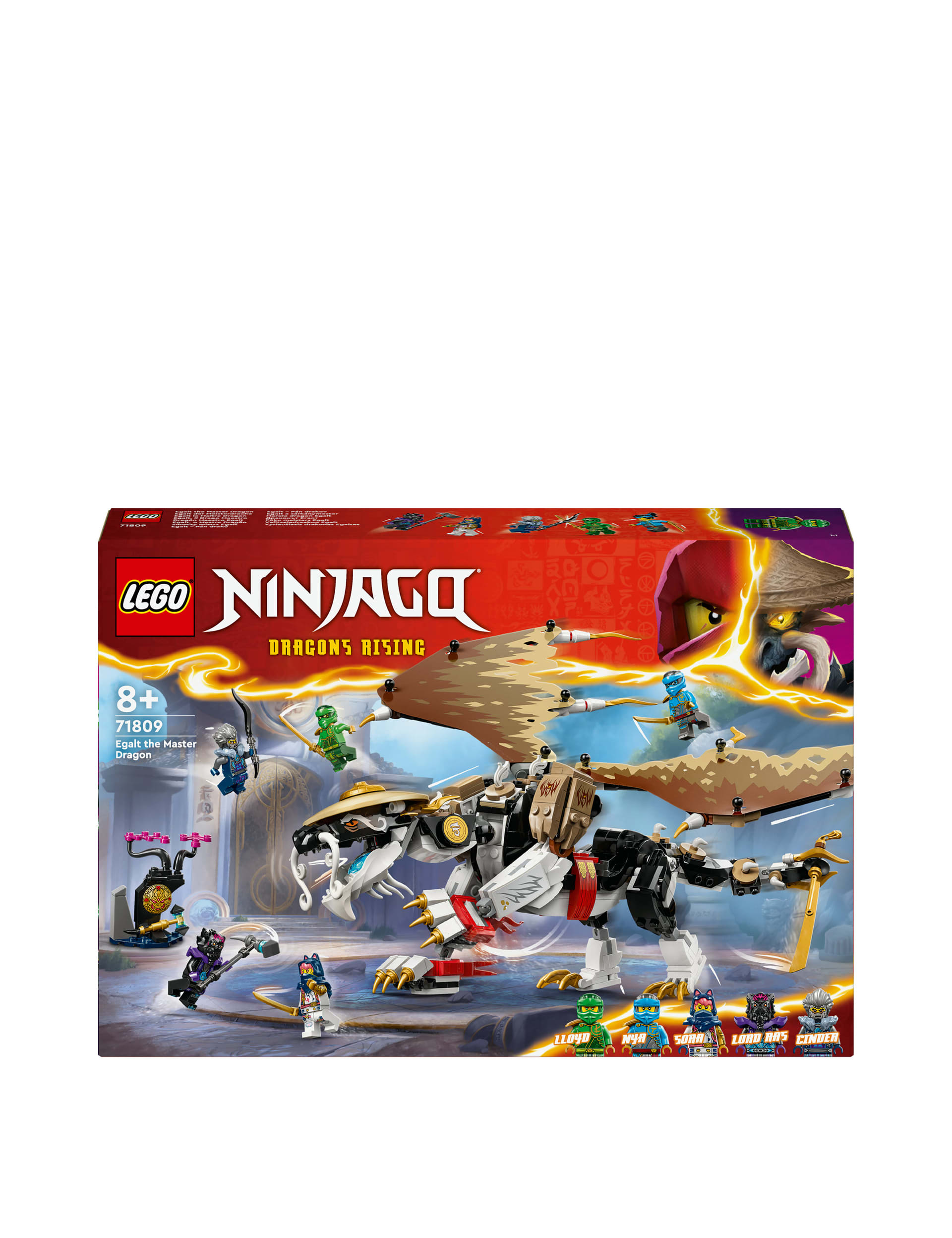 LEGO NINJAGO Egalt the Master Dragon Ninja Toy 71809 (8+ Yrs)