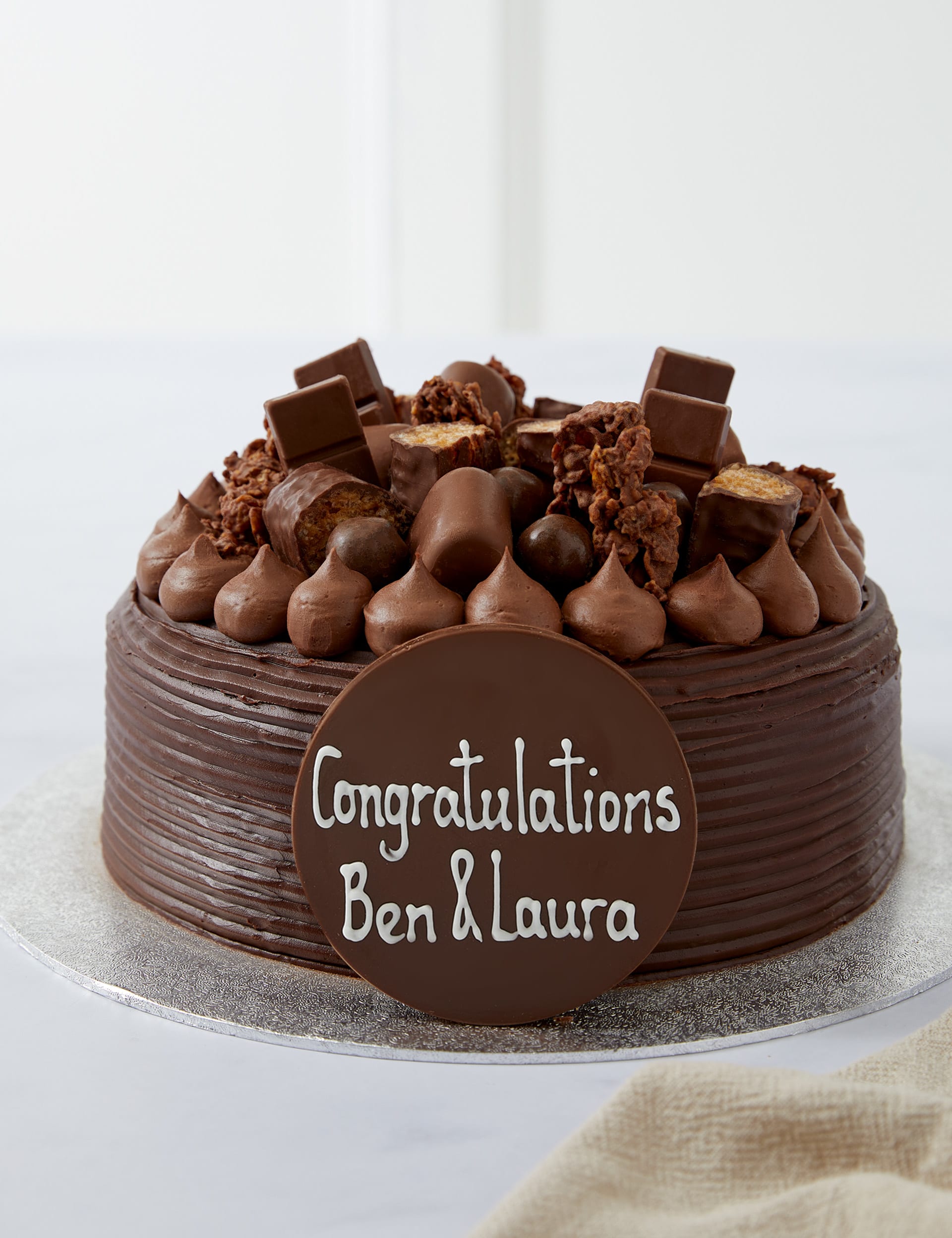 PersonalisedExtraLargeMiniBiteCake(Serves24)