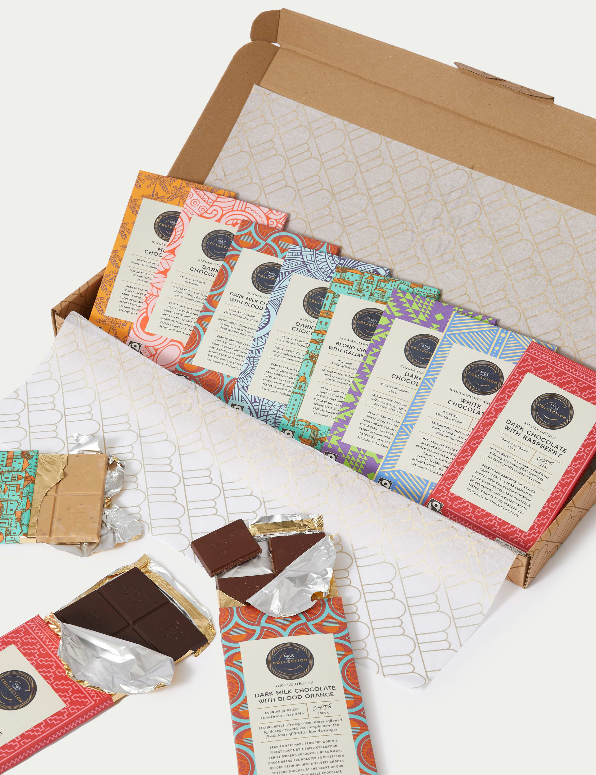 Single Origin Collection Chocolate Bars Letterbox Gift