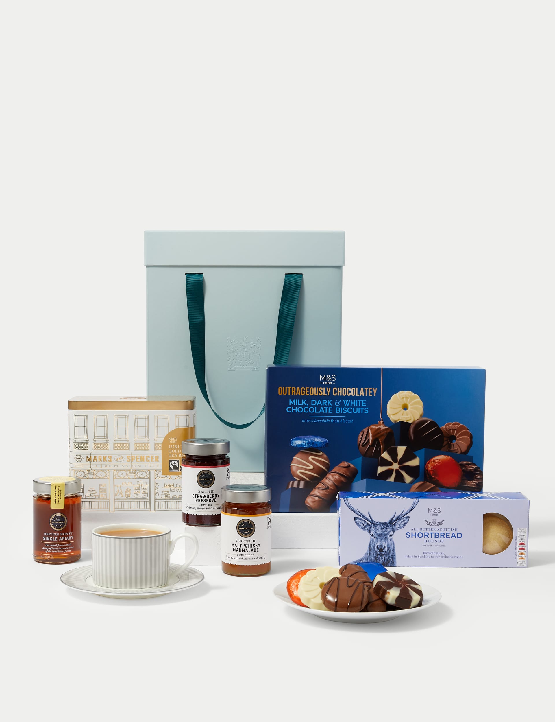 M&S Tea & Treats Gift Box