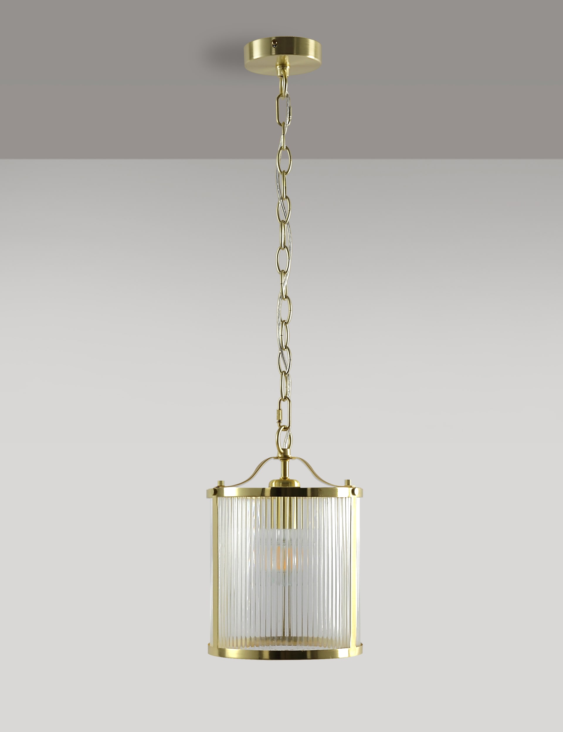 M&S Collection Monroe Lantern Pendant - Antique Brass, Antique Brass