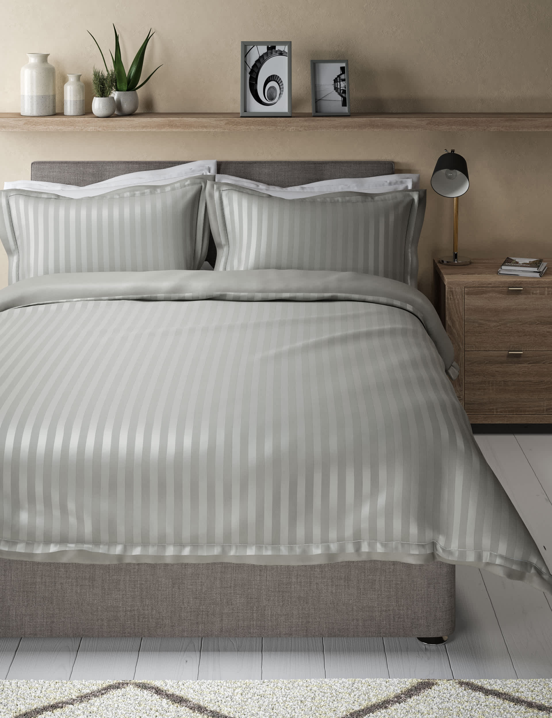 Autograph Pure Cotton Double Cuff Bedding Set