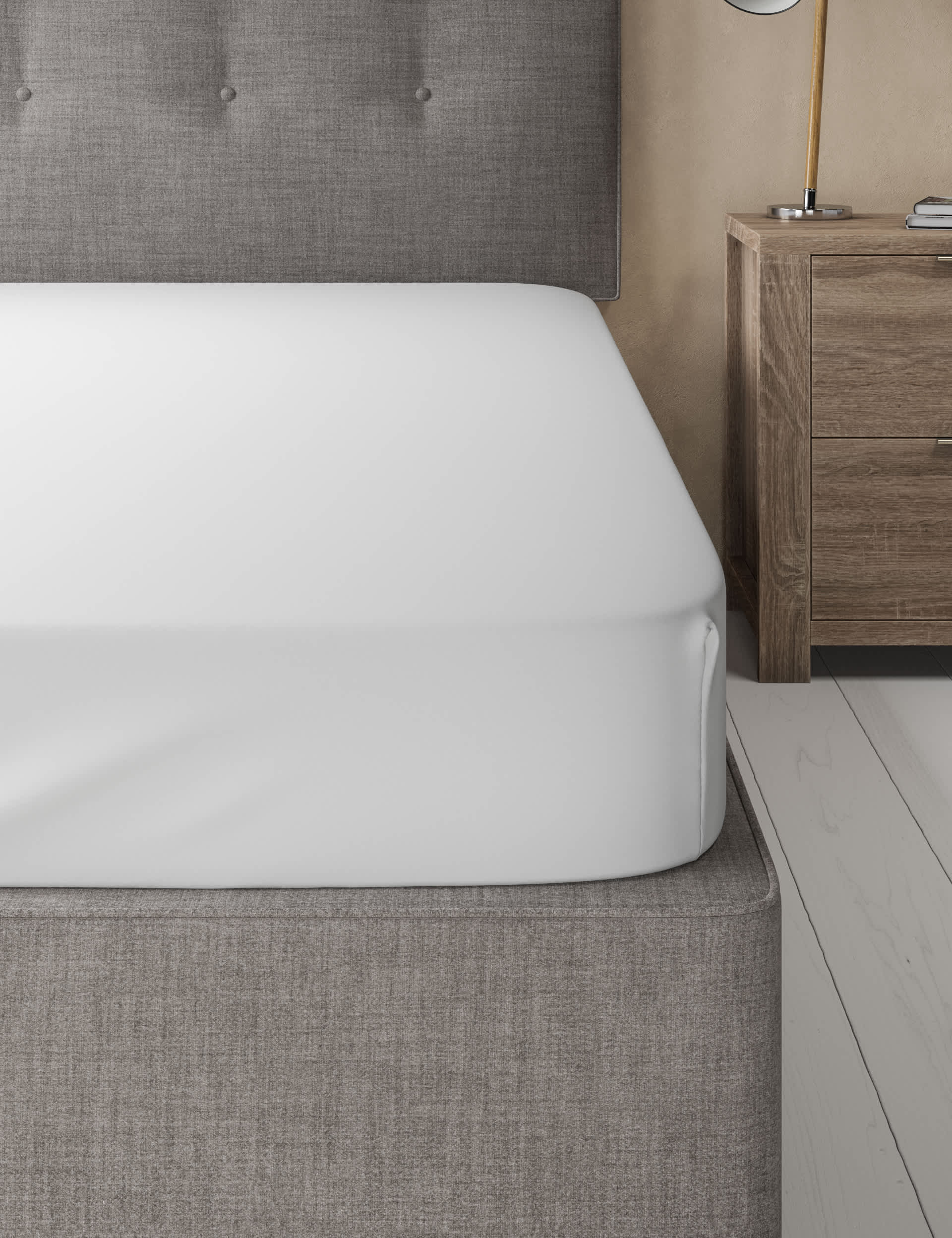 Autograph Supima 750 Thread Count Fitted Sheet - DBL - White, White