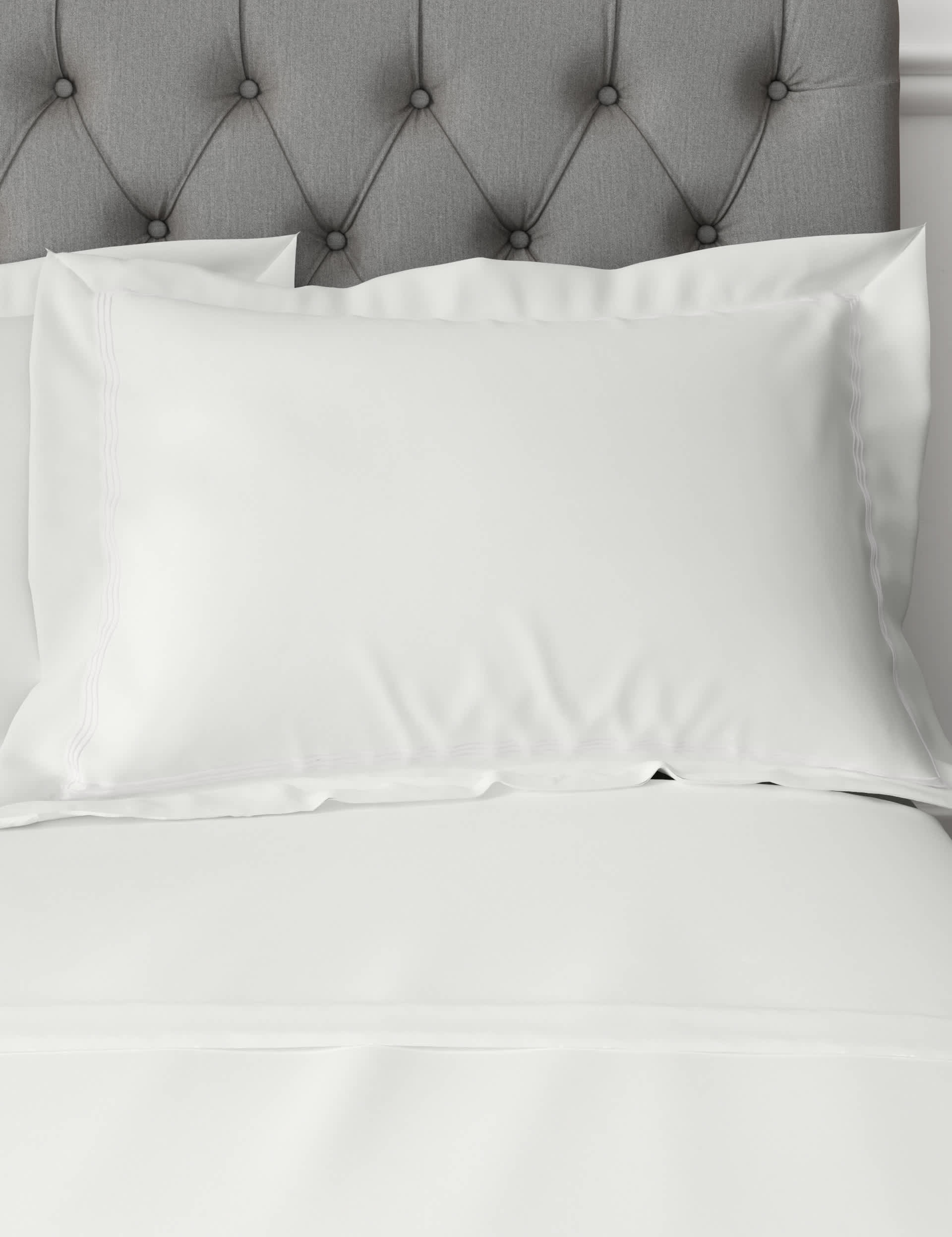 Autograph 2 Pack Supima 750 Thread Count Oxford Pillowcases - White, White