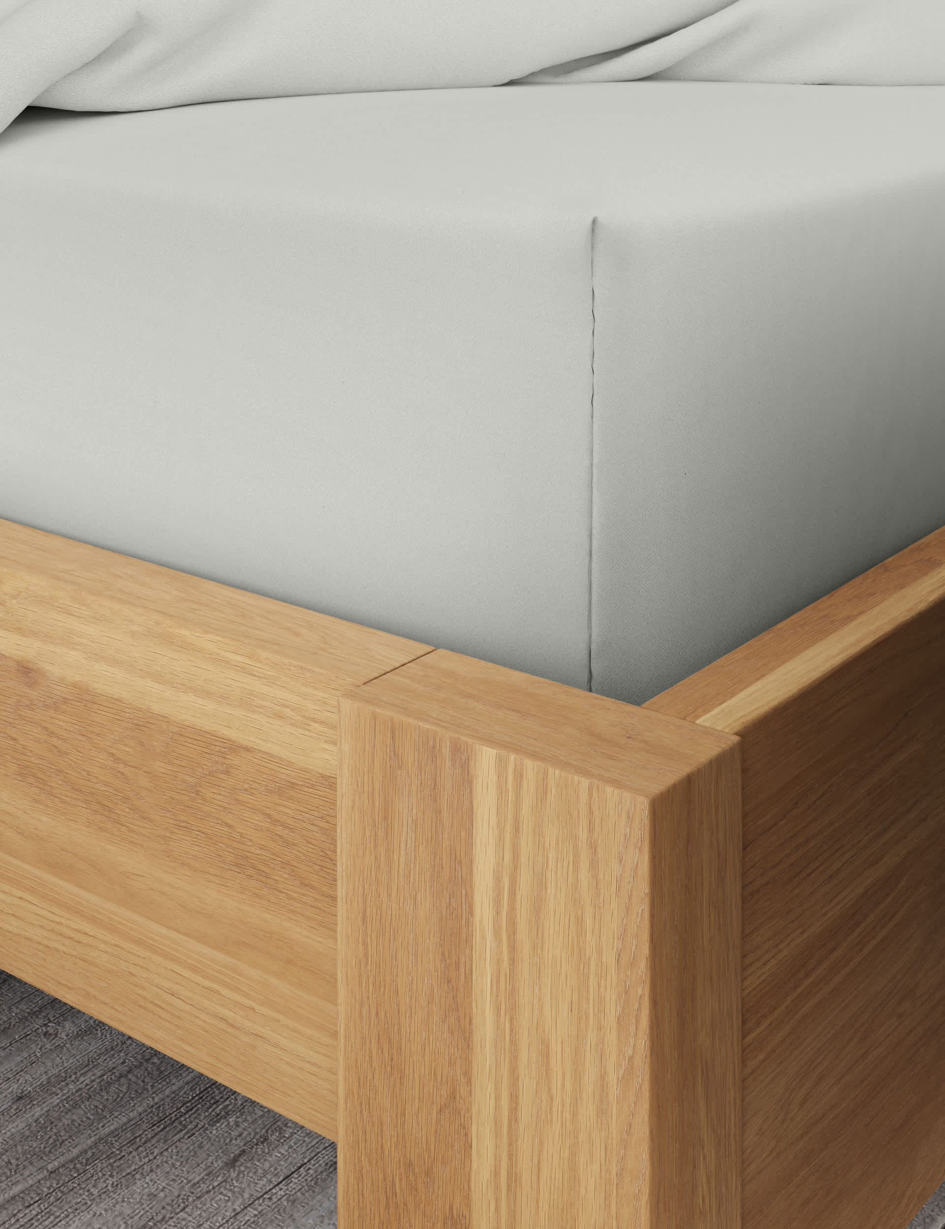 M&S Bamboo Cotton Blend Sateen Deep Fitted Sheet