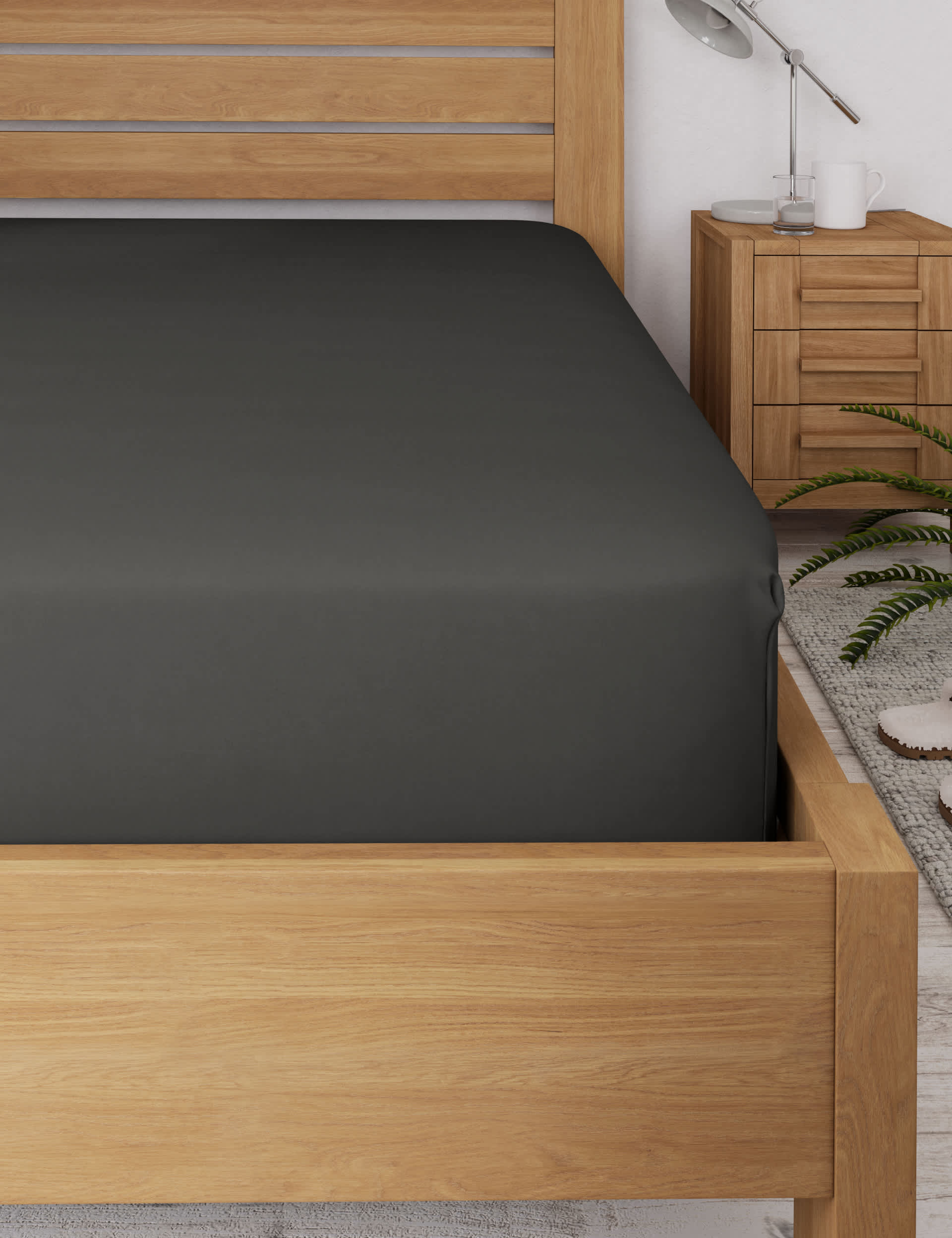 Body Sensor Body Temperature Control Extra Deep Fitted Sheet