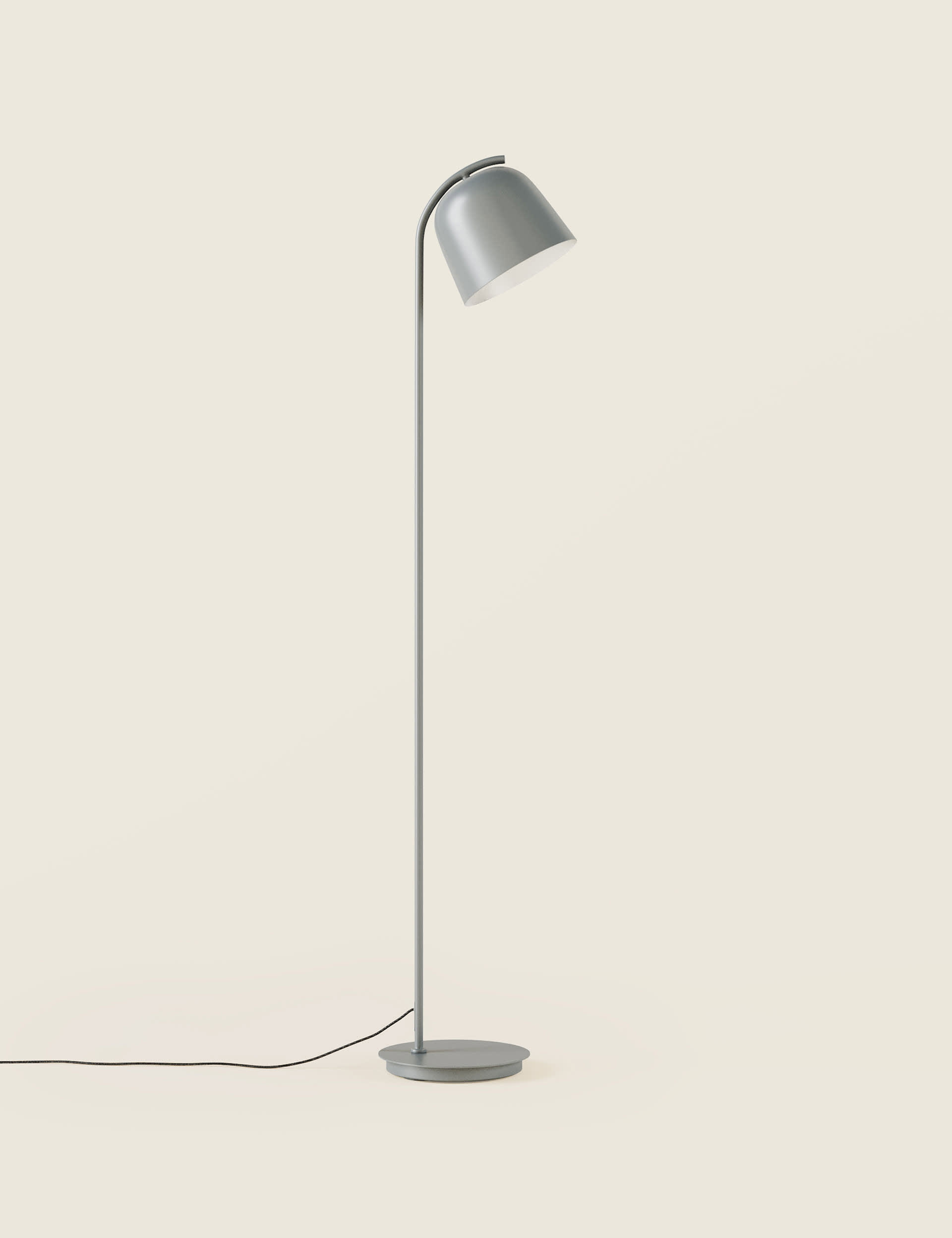 M&S Collection Finn Scandi Metal Floor Lamp - Grey, Grey