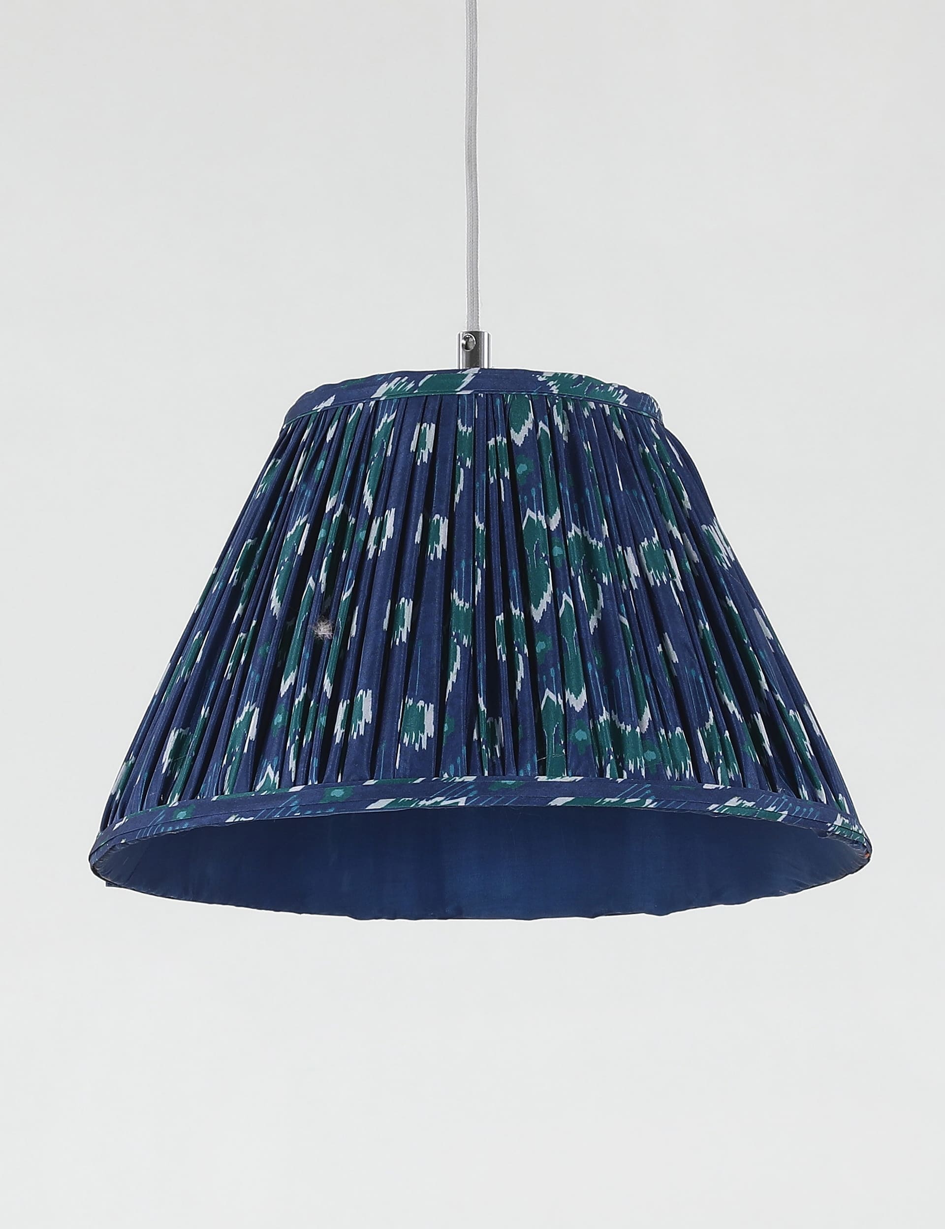 M&S Cabana Ikat Pleated Tapered Lamp Shade