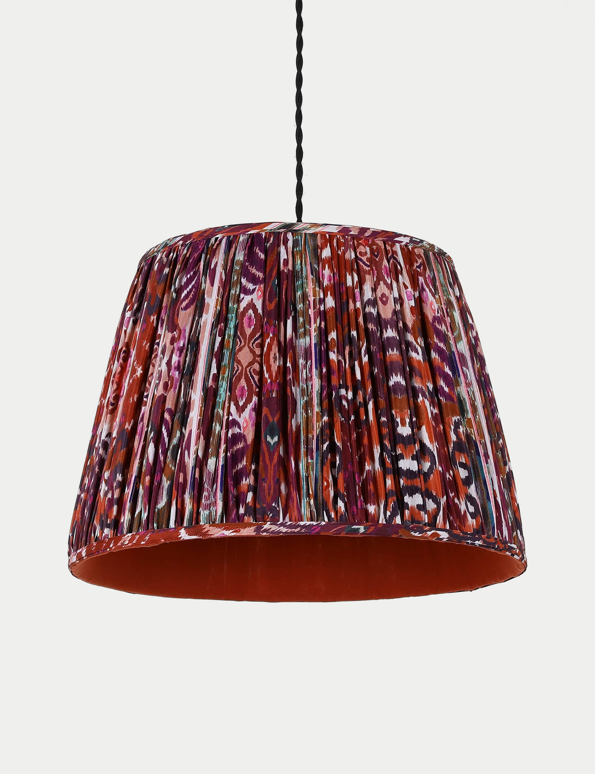 M&S Cabana Pleated Tapered Lamp Shade
