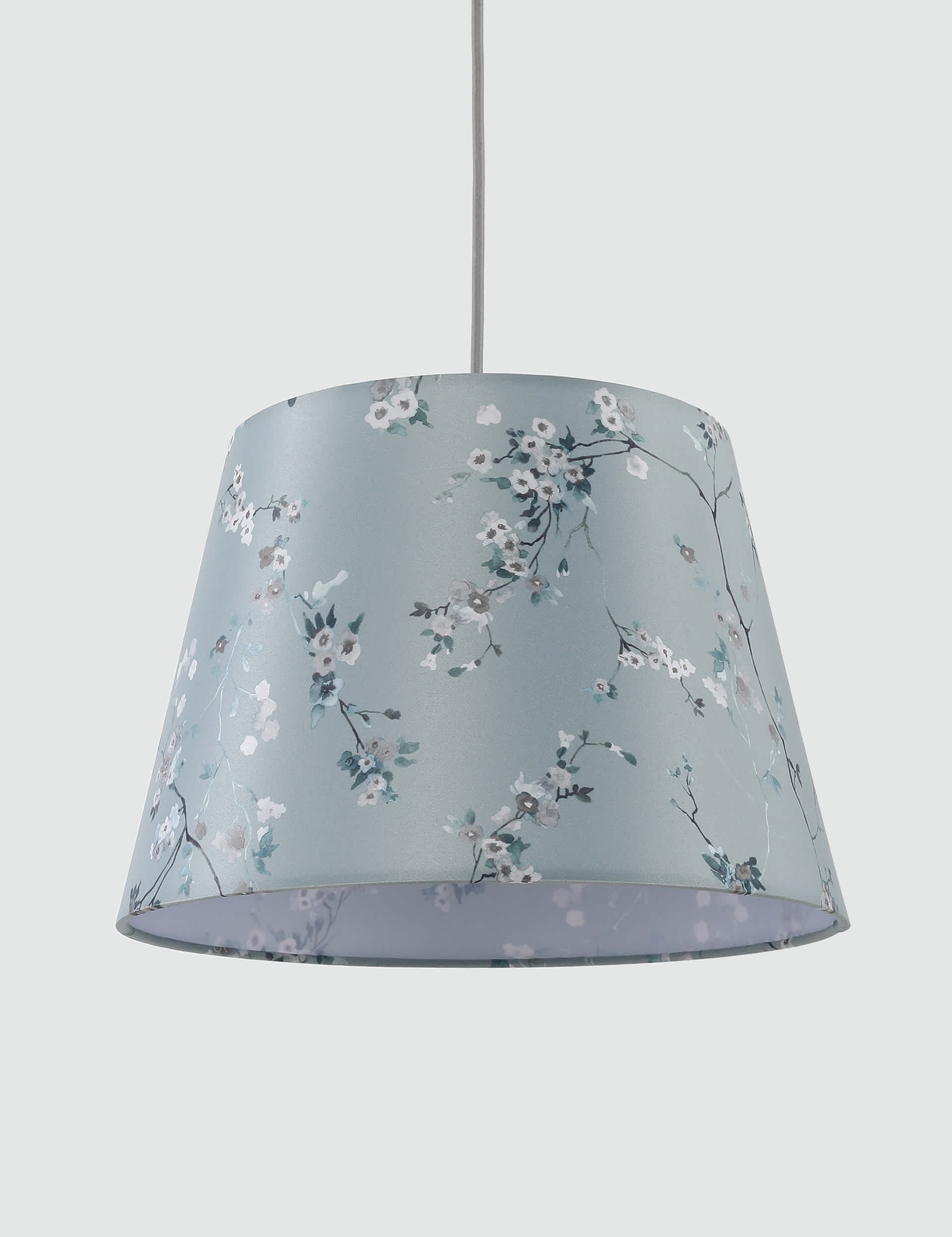 M&S Cherry Blossom Tapered Lamp Shade - Light Green, Light Green