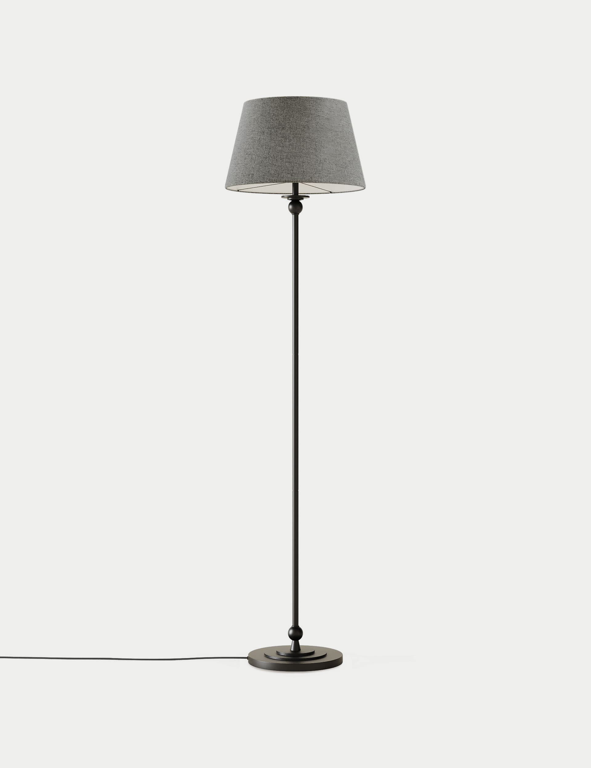 M&S Blair Floor Lamp - Black Mix, Grey Mix,Black Mix