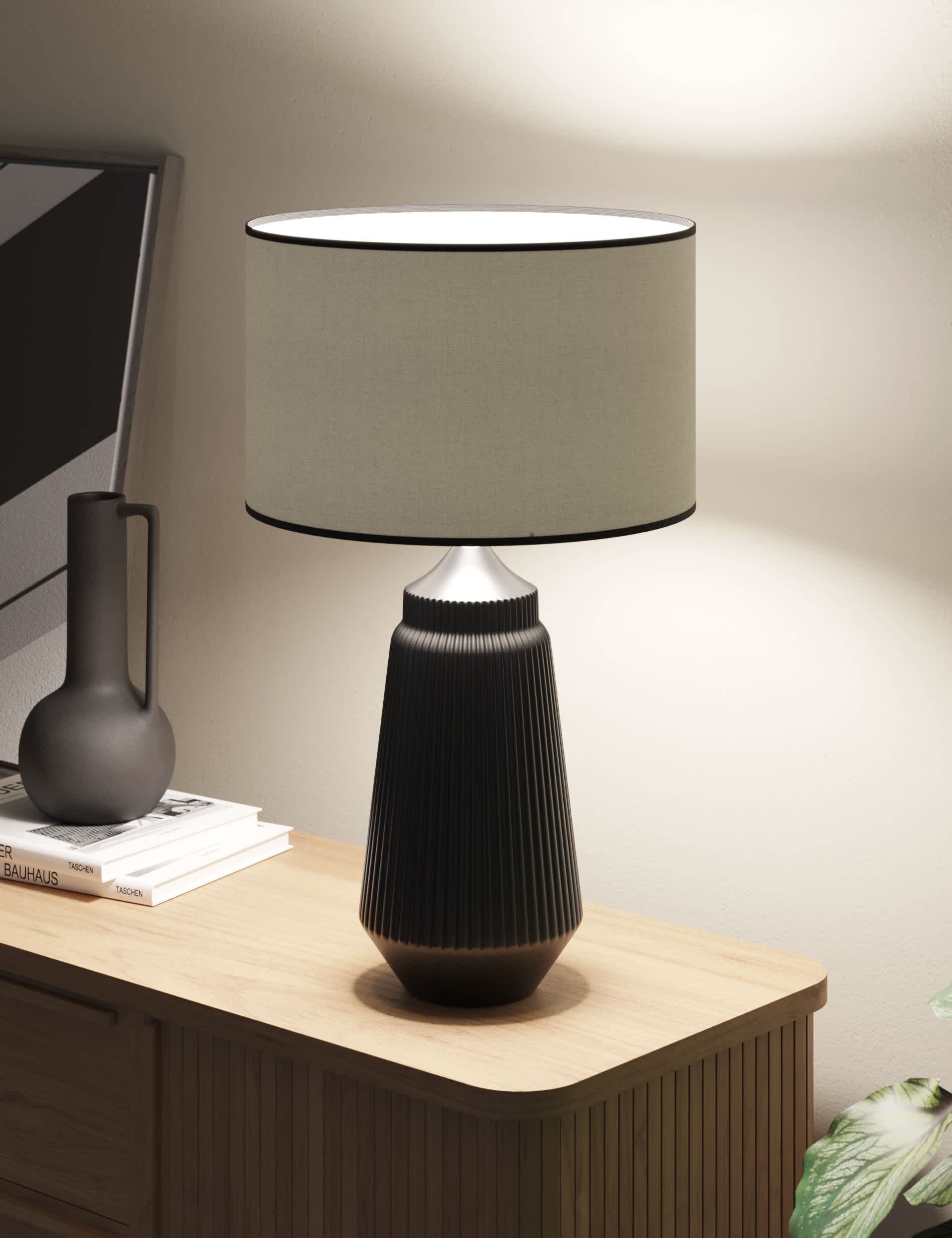 M&S Collection Jemma Table Lamp - Black Mix, Black Mix