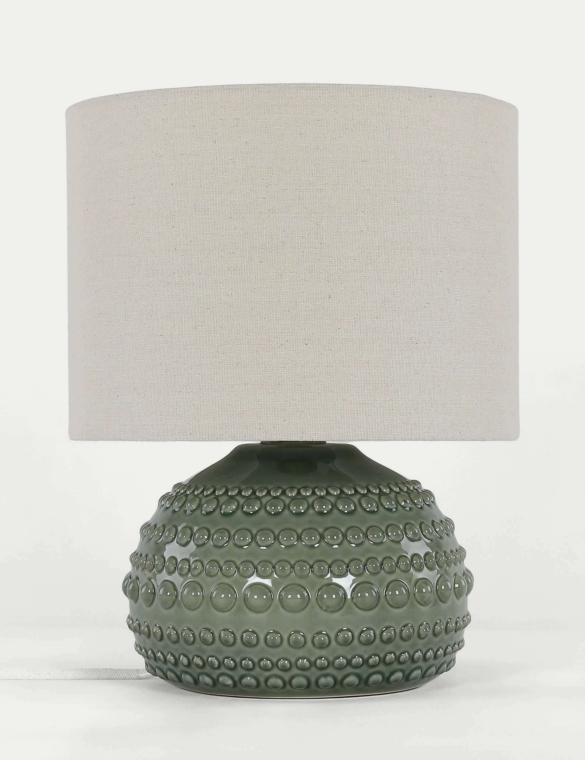 M&S Rio Table Lamp - Green, Green