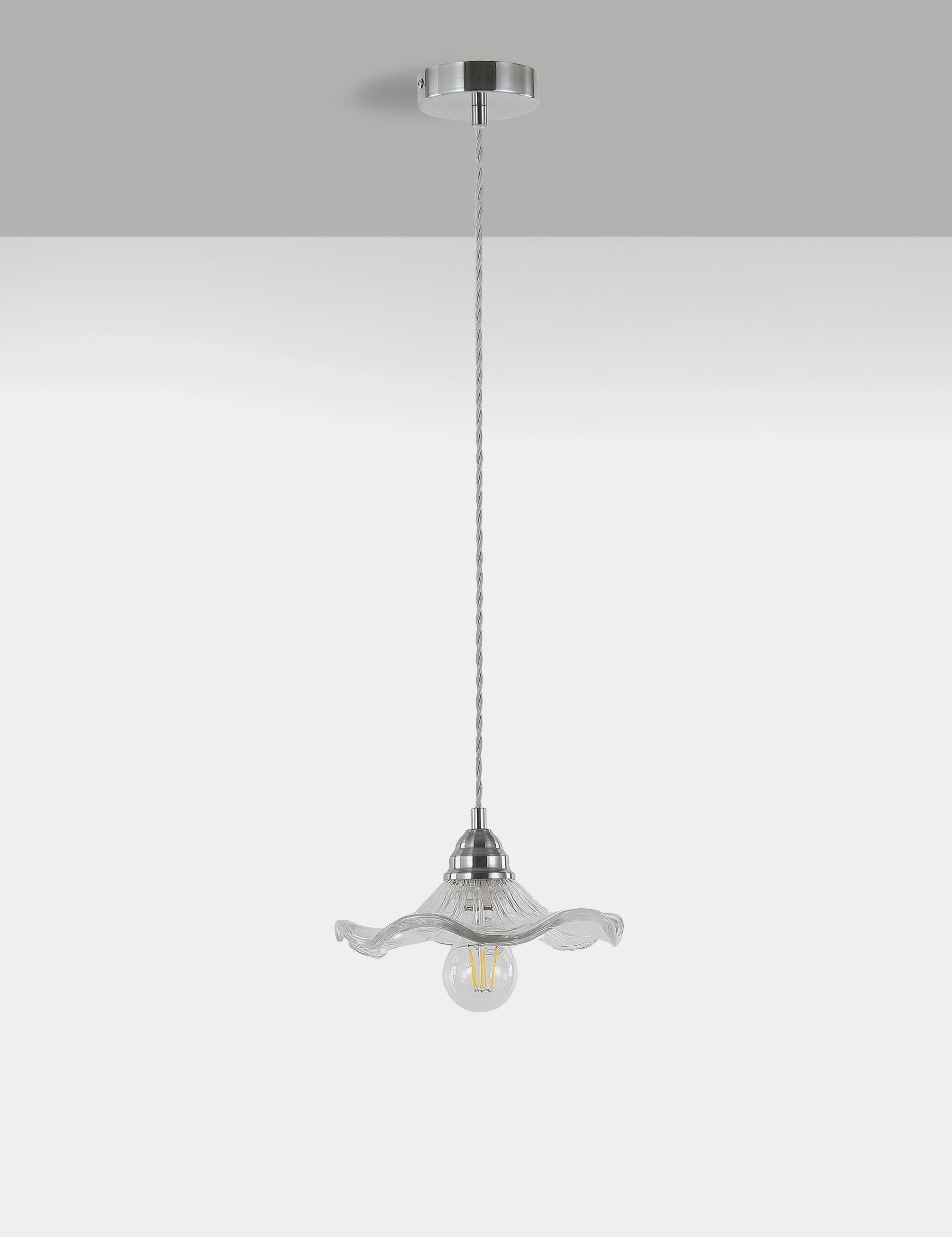 M&S Rita Pendant Light - Clear, Clear