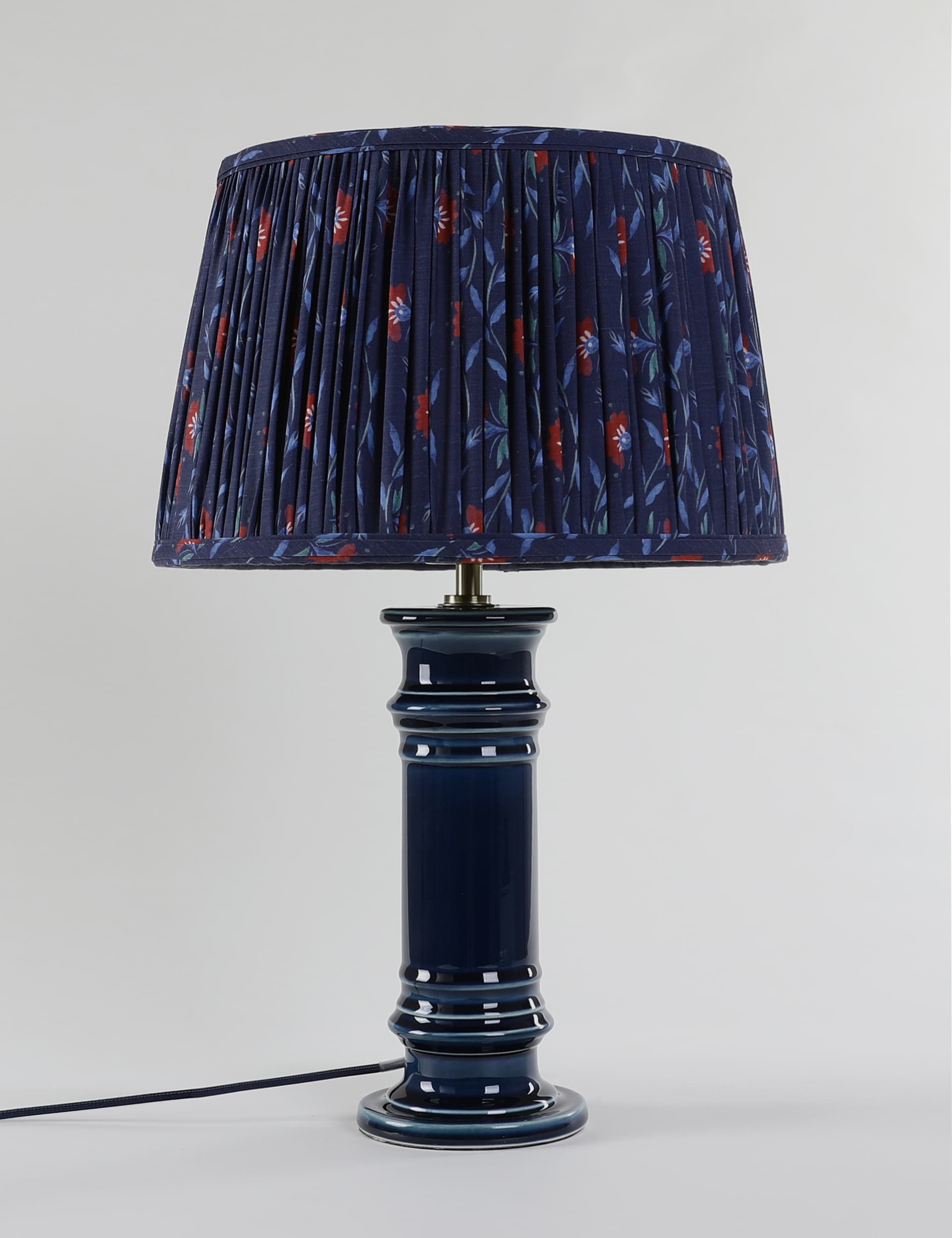 M&S Bertie Table Lamp - Navy, Navy