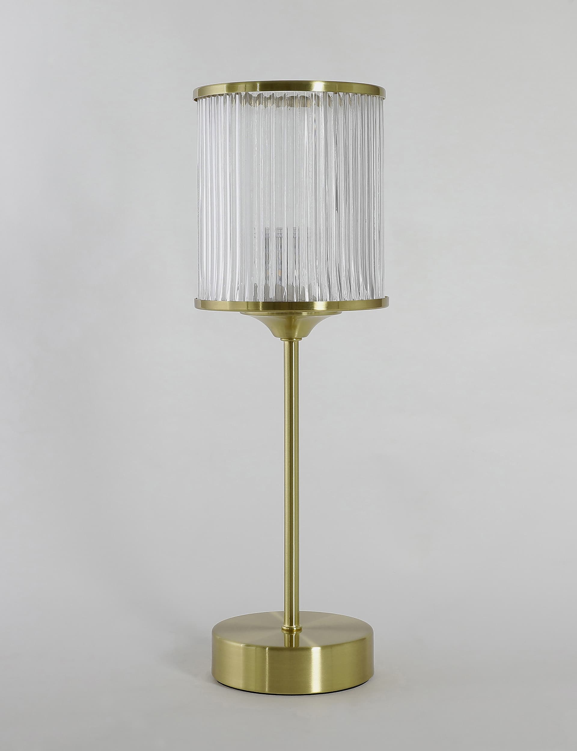 M&S Collection Monroe Rechargeable Table Lamp - Antique Brass, Antique Brass