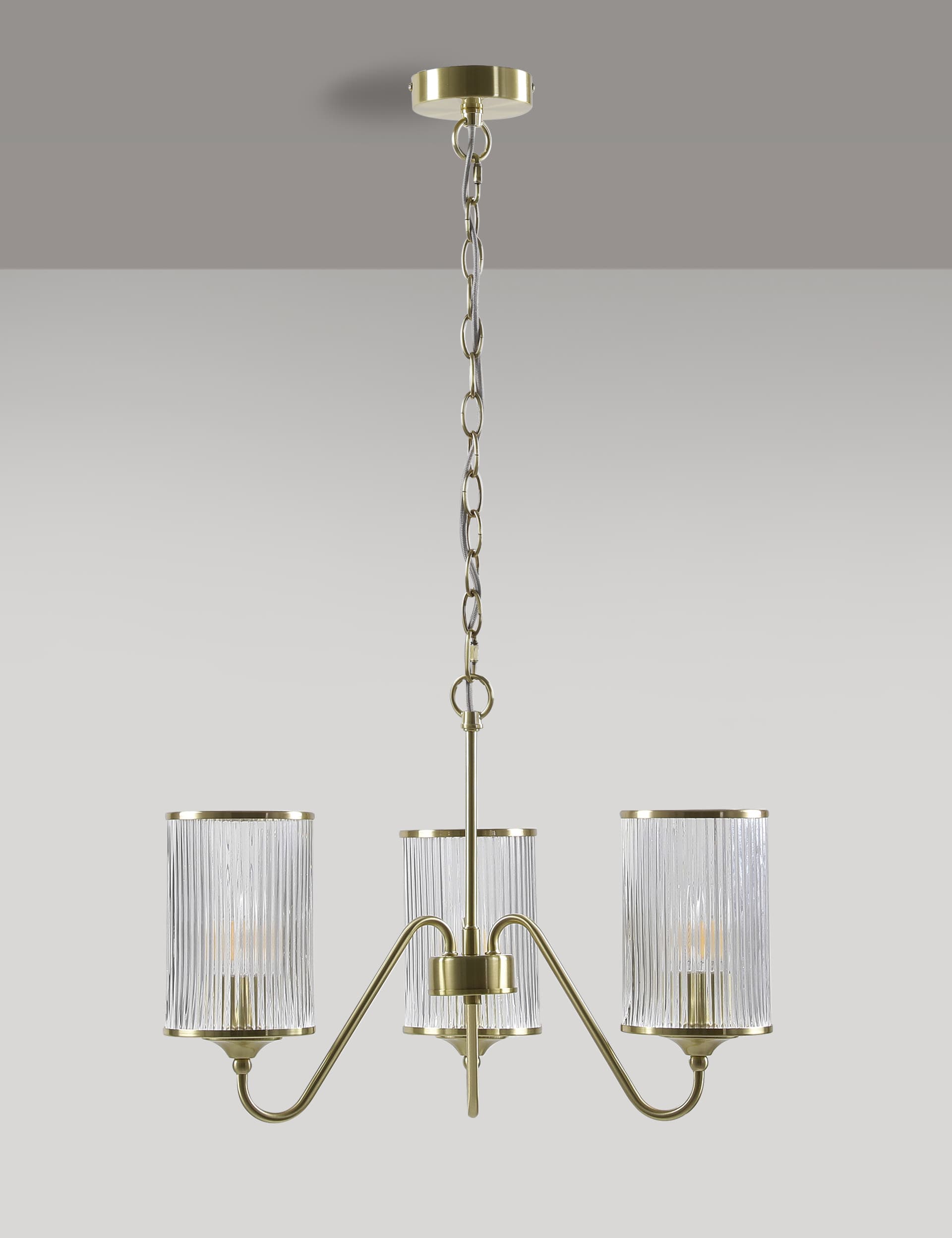 M&S Monroe Ceiling Light - Antique Brass, Antique Brass