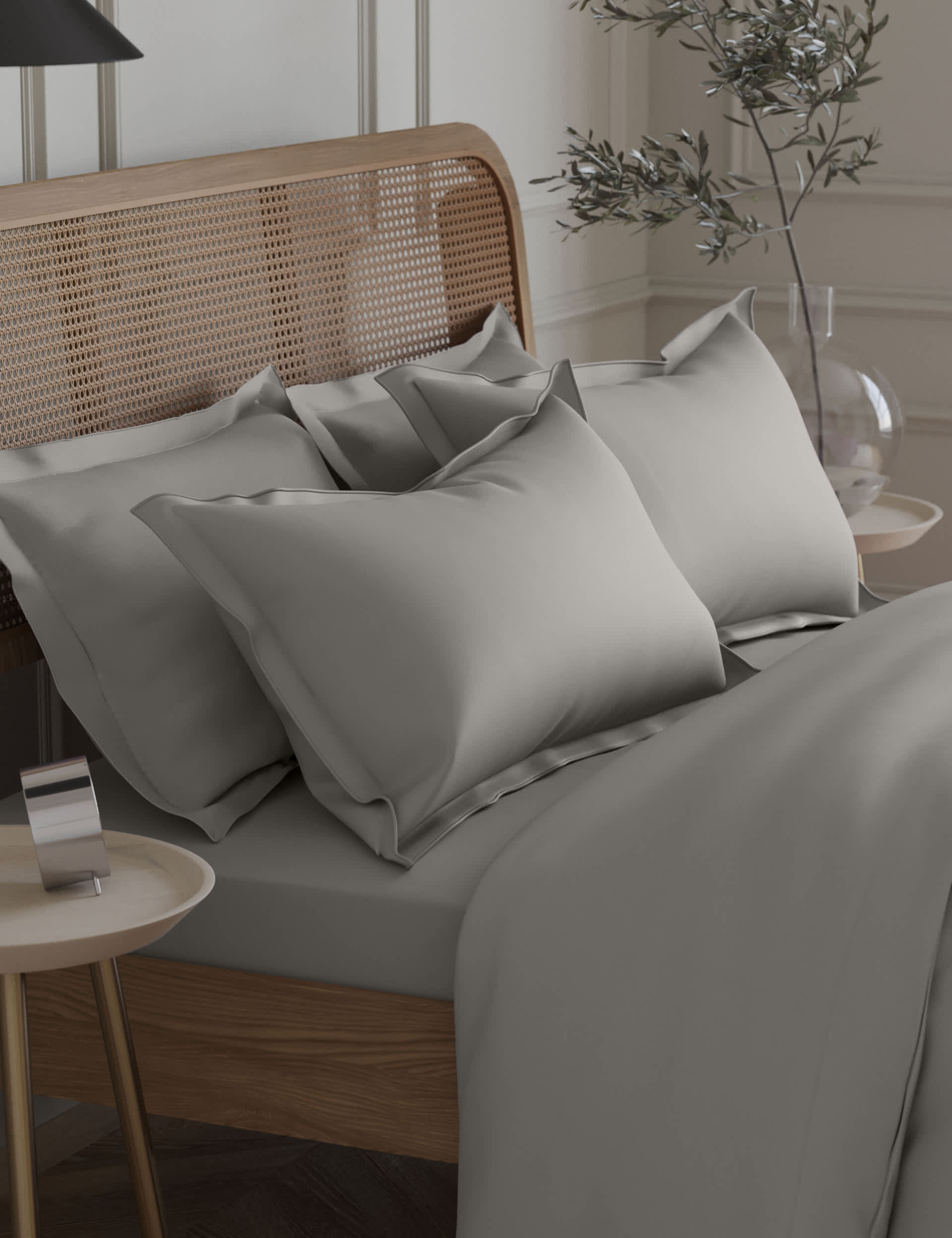 M&S 2pk Egyptian Cotton 230 Thread Count Oxford Pillowcases
