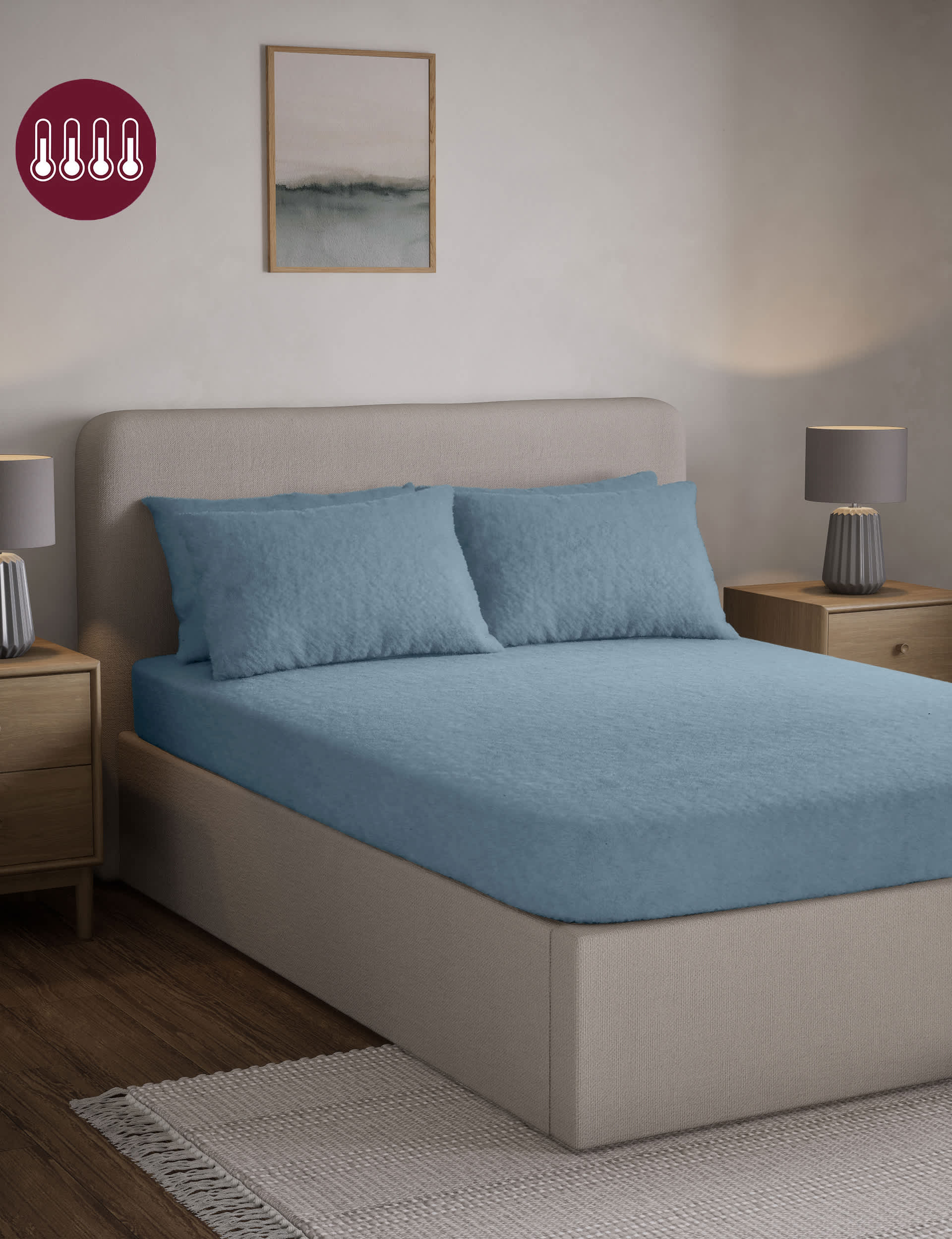 M&S Teddy Fleece Fitted Sheet