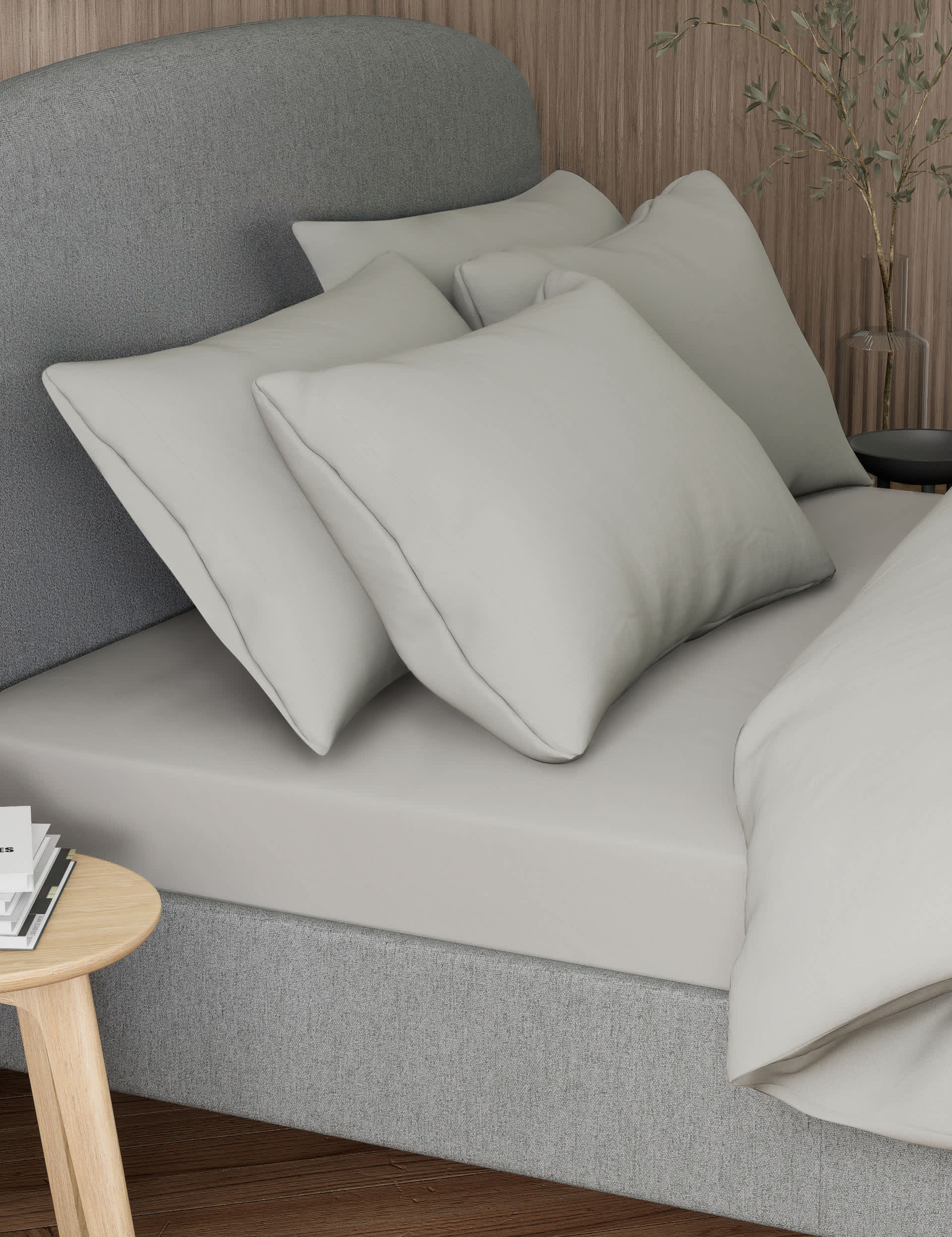 M&S 2pk Organic Cotton 300 Thread Count Pillowcases