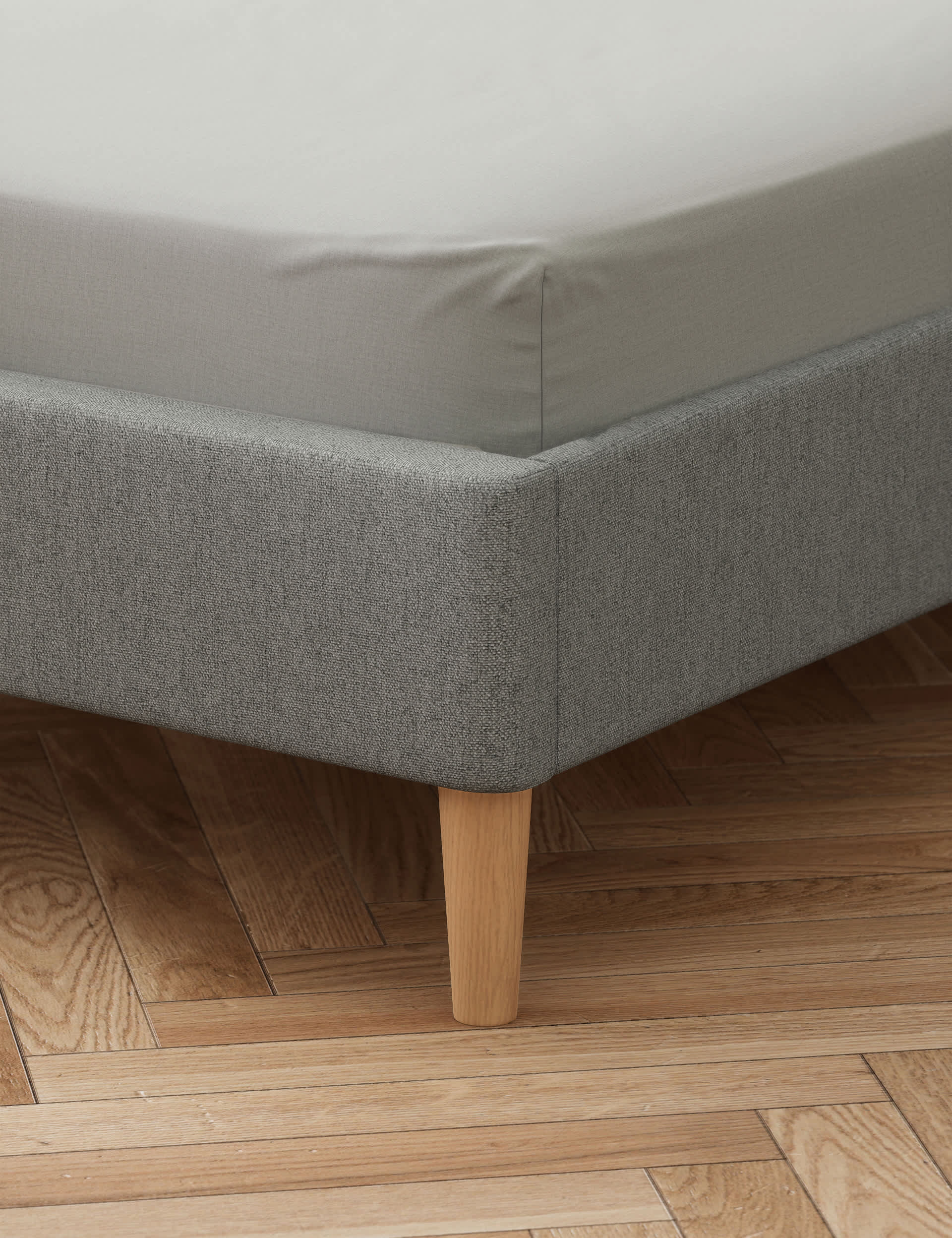 M&S Organic Cotton 300 Thread Count Deep Fitted Sheet