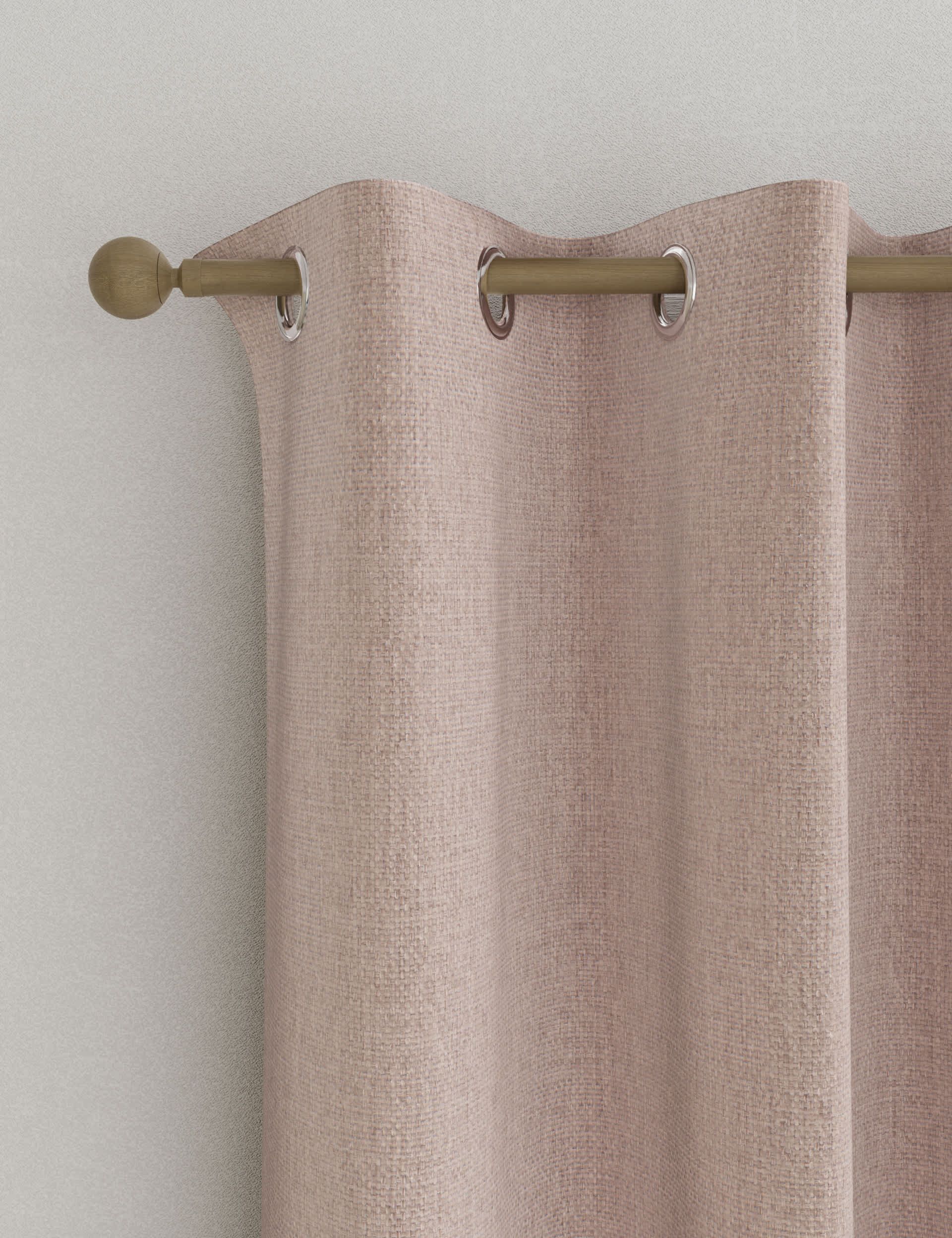 M&S Anti Allergy Eyelet Blackout Temperature Smart Curtains