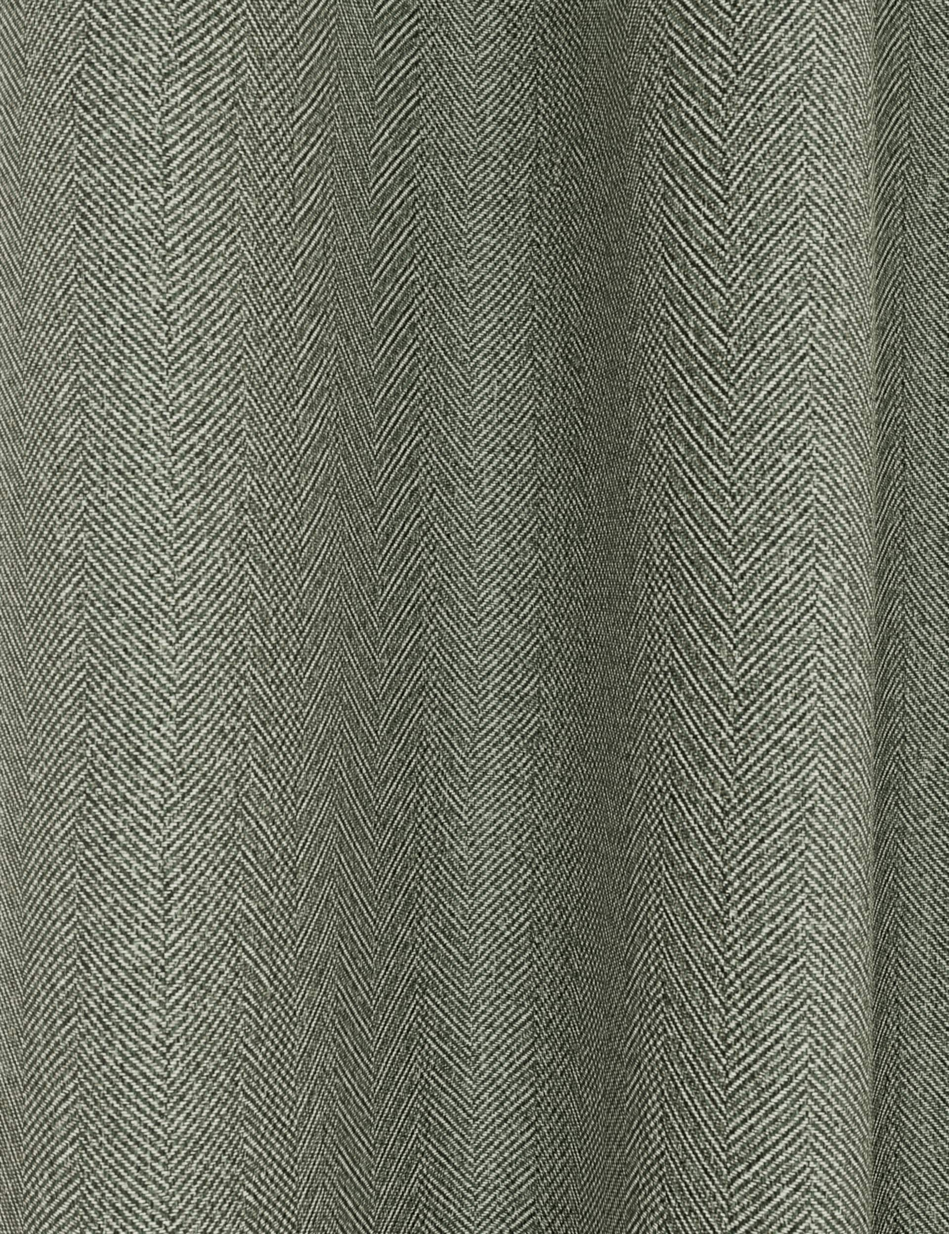 M&S Collection Herringbone Eyelet Curtains - WDR72 - Green, Natural,Green