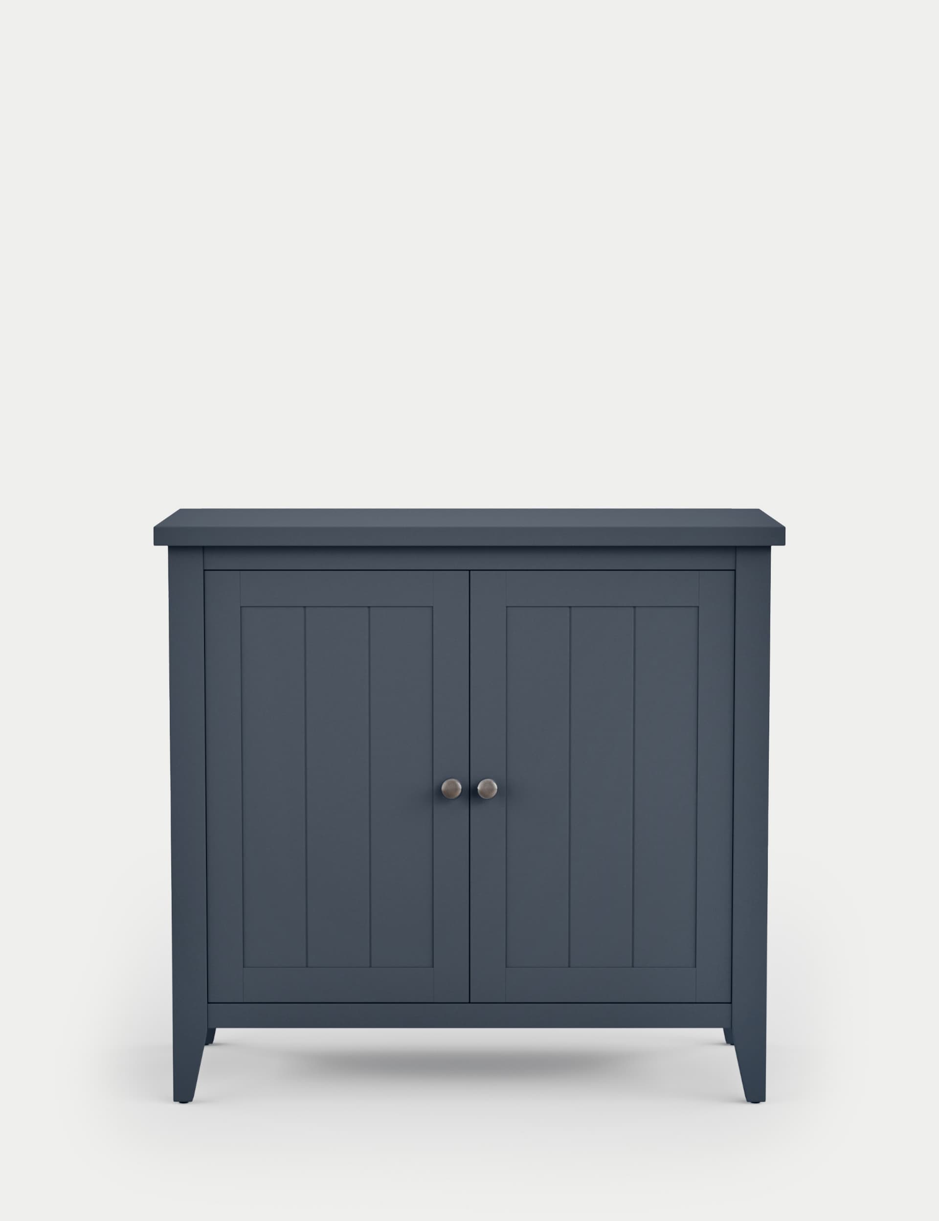 M&S Collection Sandbanks Compact Sideboard - Slate Blue, Slate Blue,Neutral