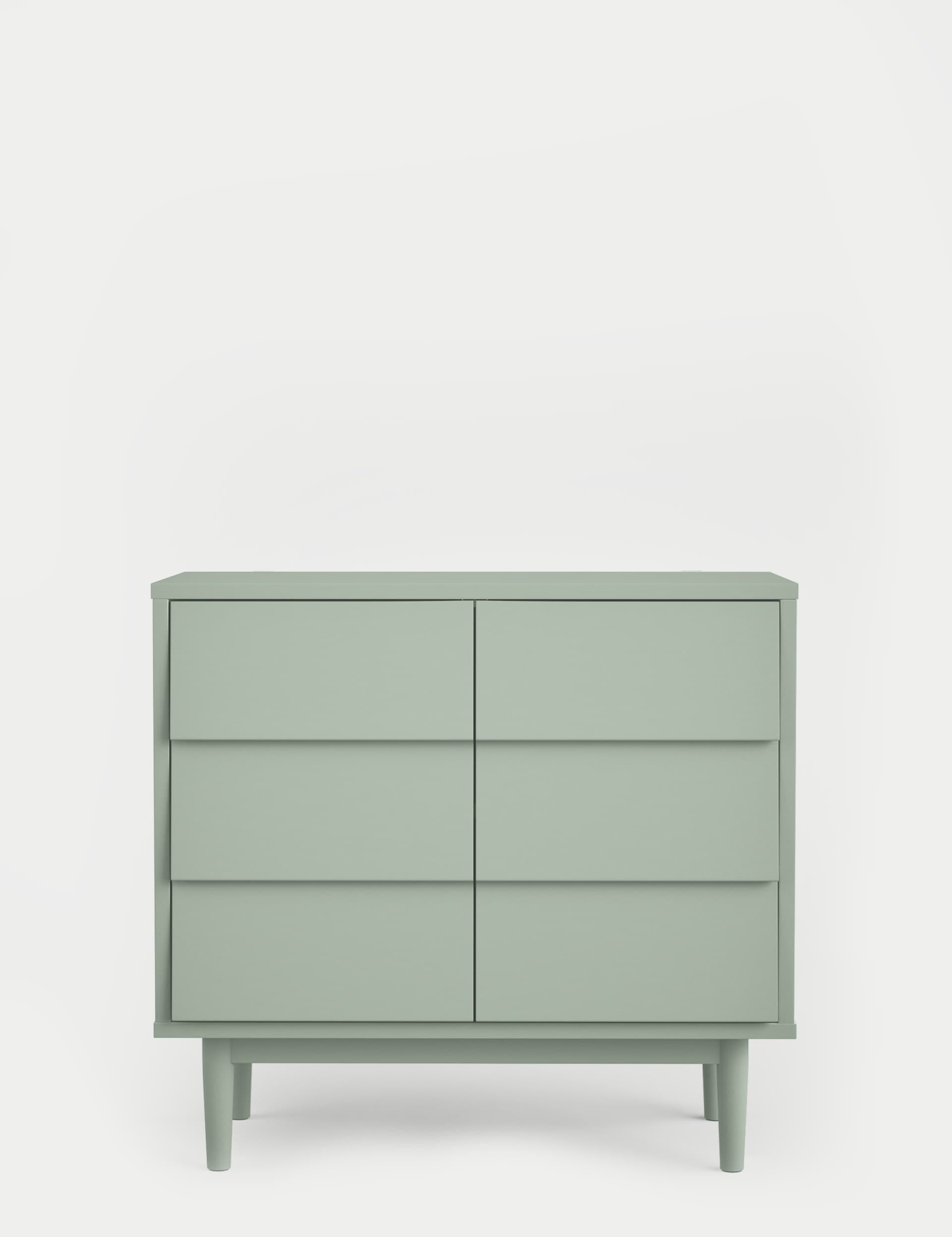 M&S Collection Hive Compact Sideboard - Soft Green, Soft Green,Pebble