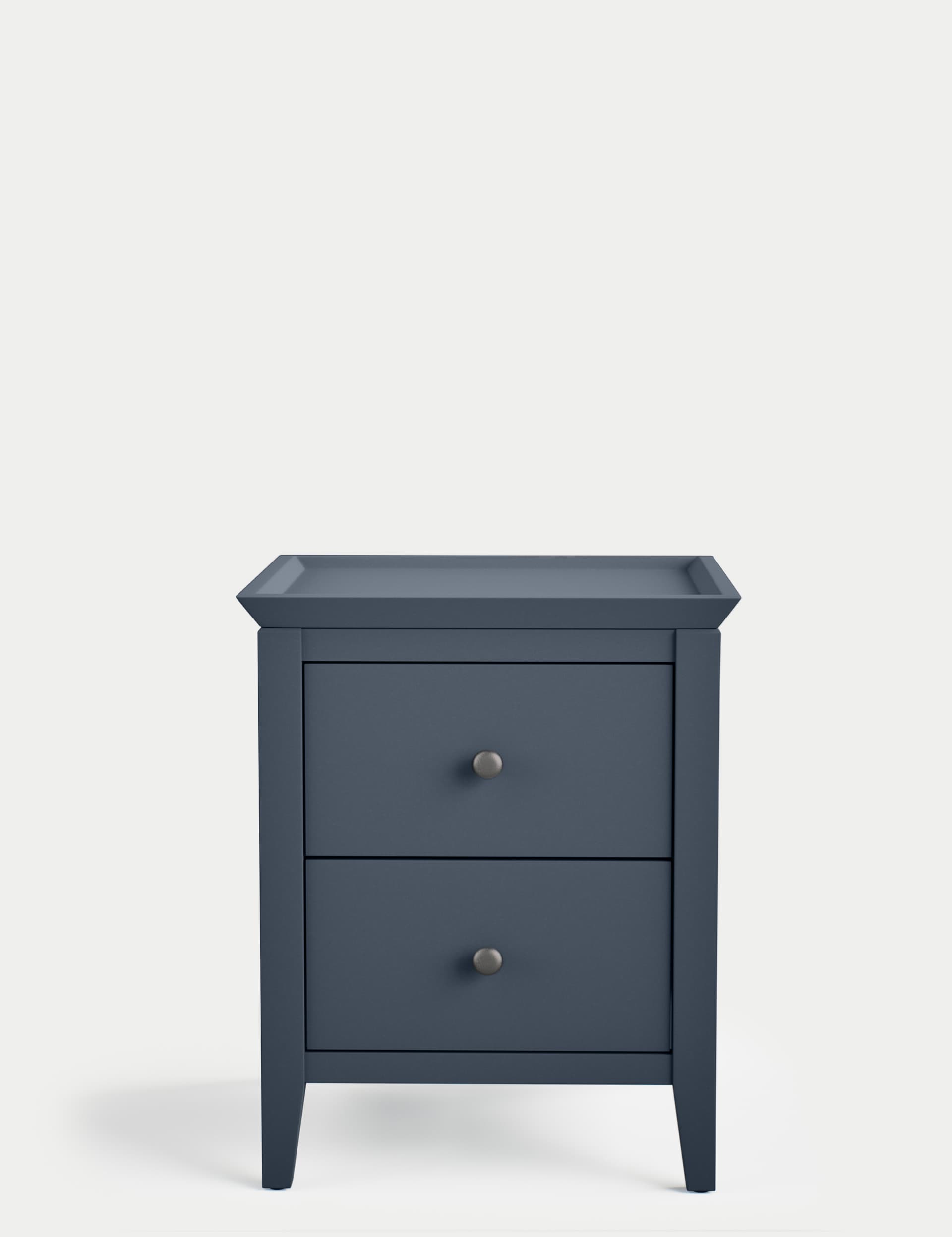 M&S Collection Sandbanks Bedside Table - Slate Blue, Neutral,Slate Blue