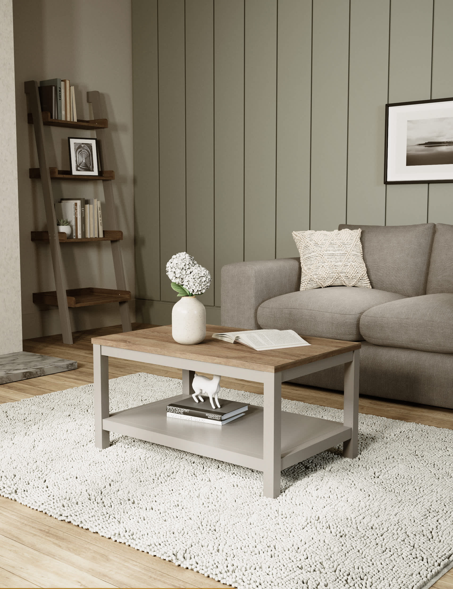 M&S Salcombe Coffee Table - Light Grey, Light Grey