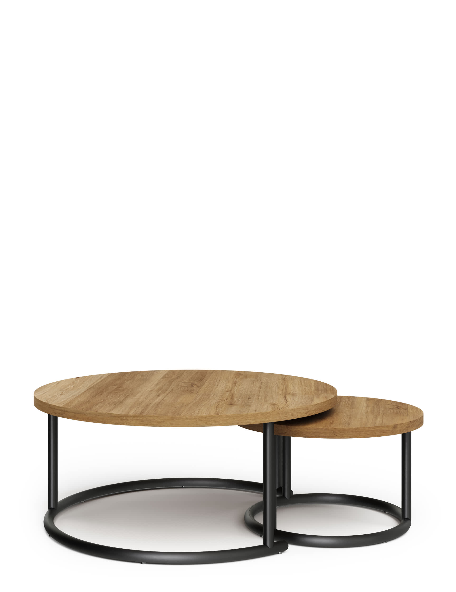 M&S Collection Holt Nesting Coffee Tables - Natural Mix, Natural Mix