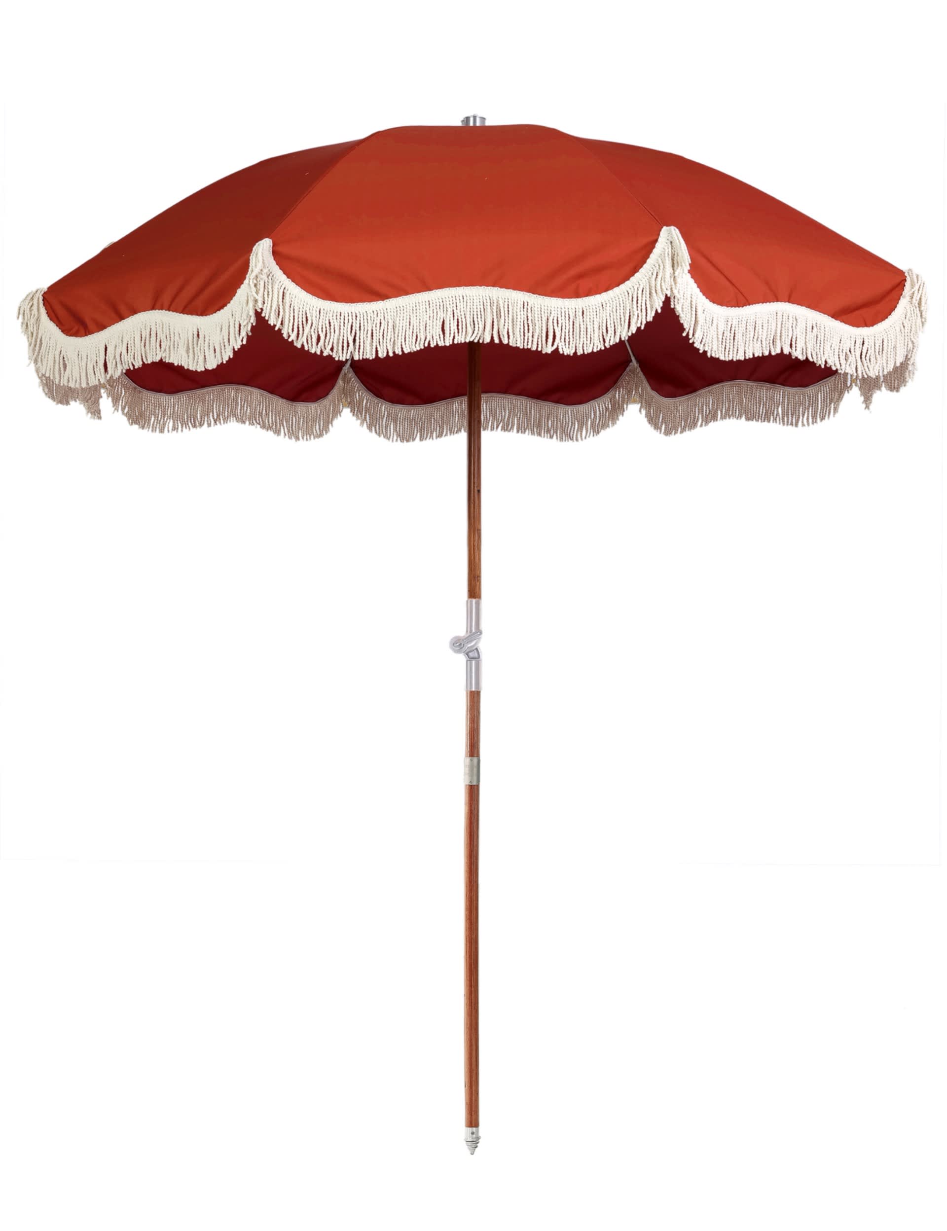 Business & Pleasure Premium Beach Parasol - Burnt Orange, Burnt Orange