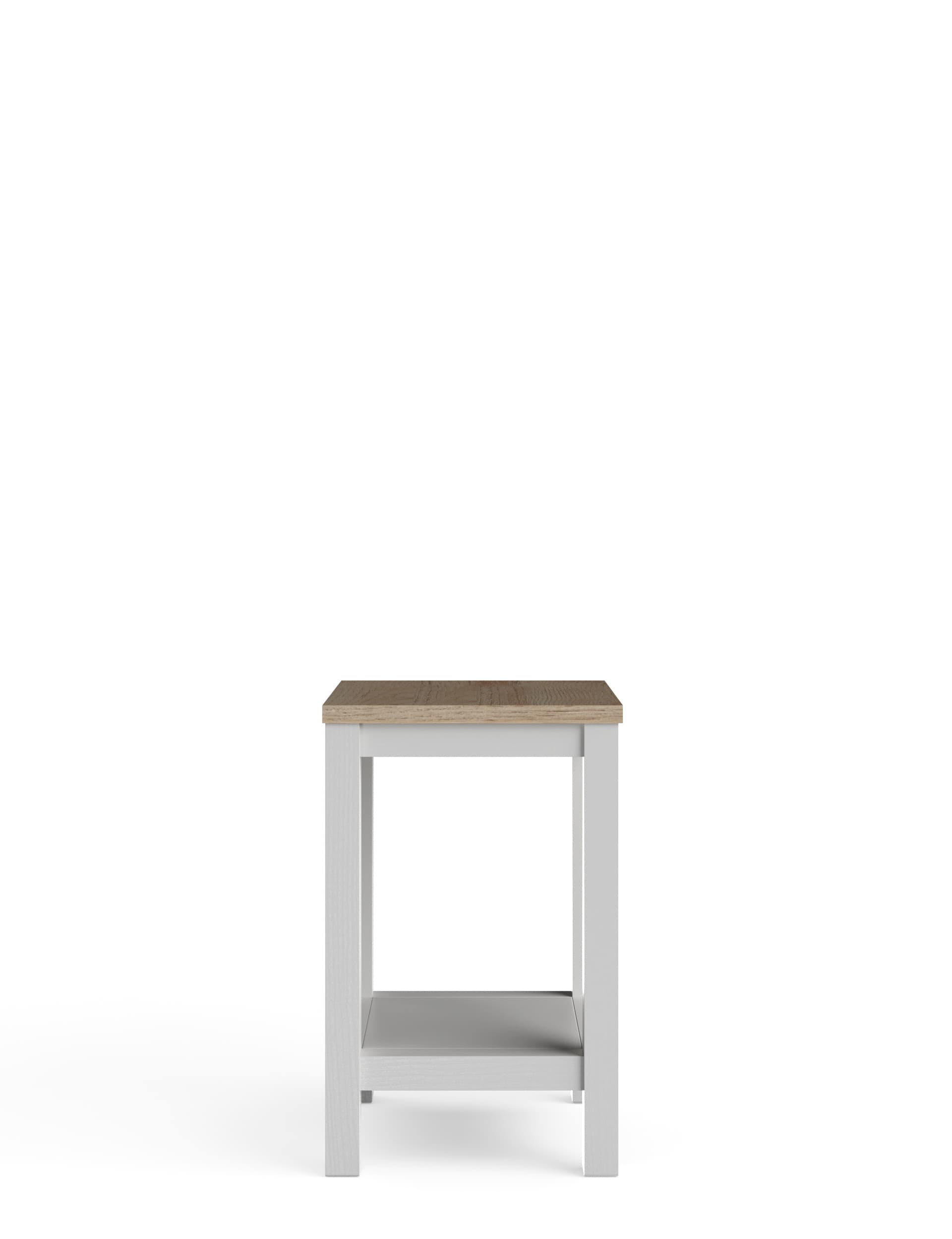 M&S Collection Salcombe Side Table - Light Grey, Light Grey