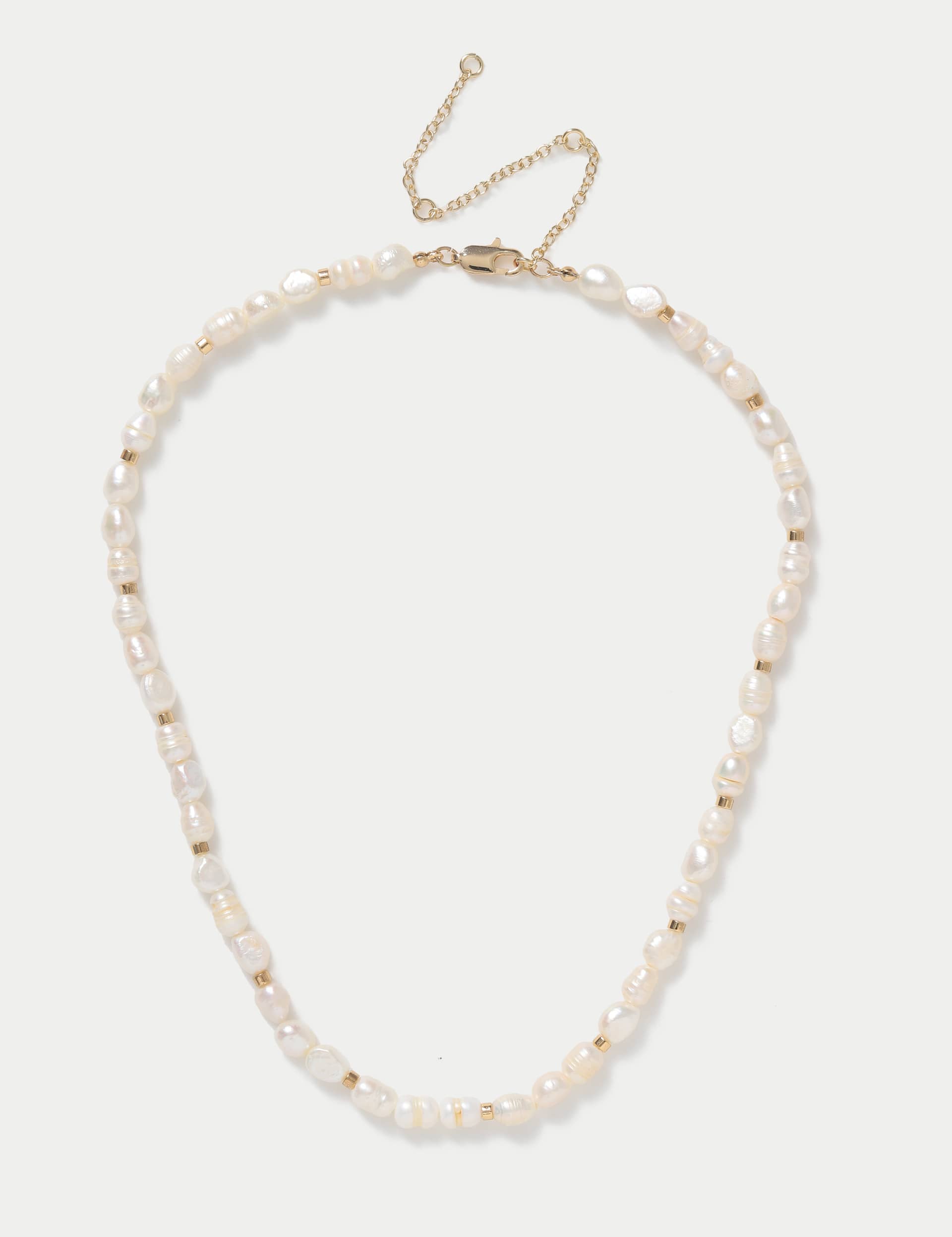 Autograph Women's Freshwater Micro Pearl Necklace - Gold, Gold