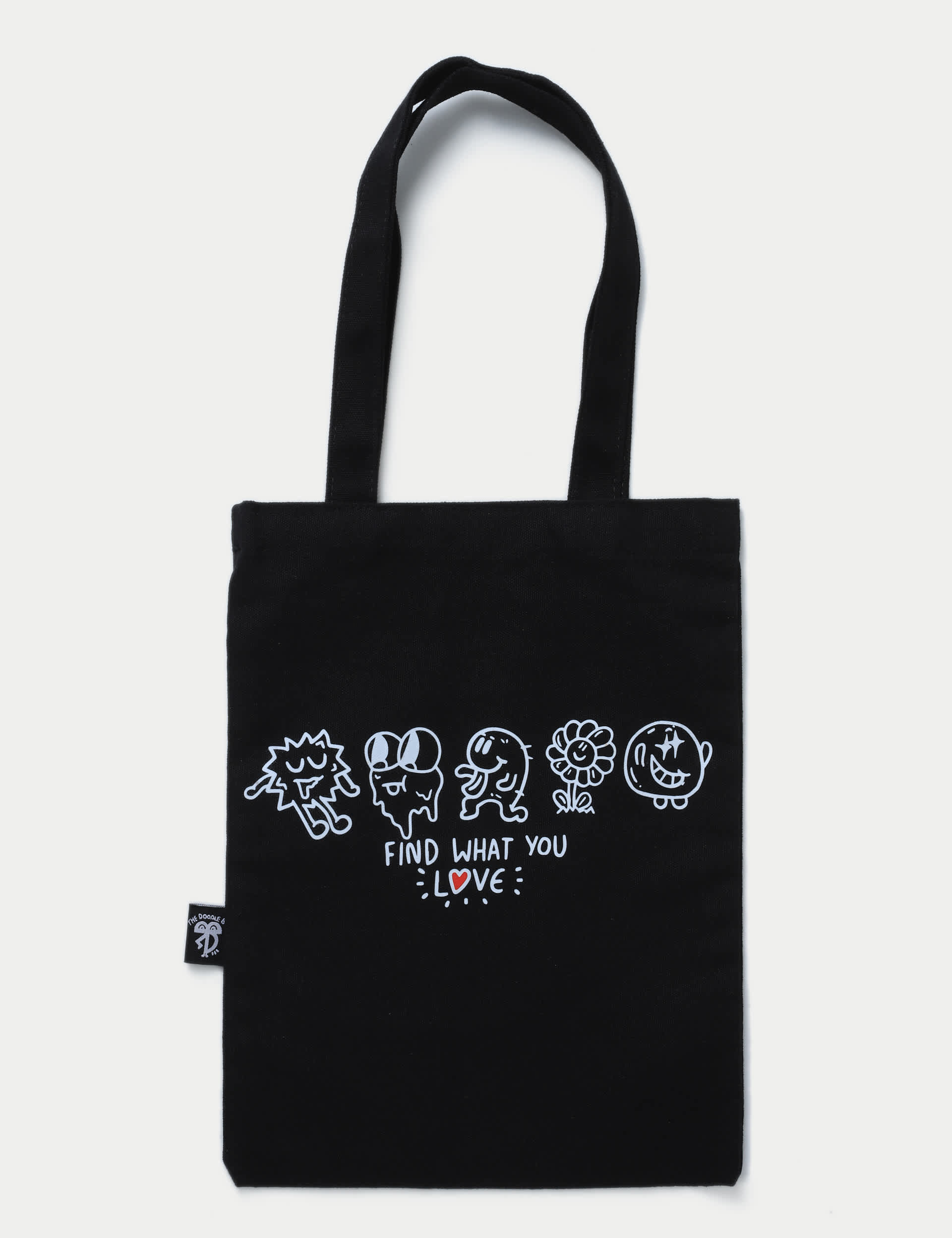 M&S The Doodle Boy Tote Bag - Black, Black