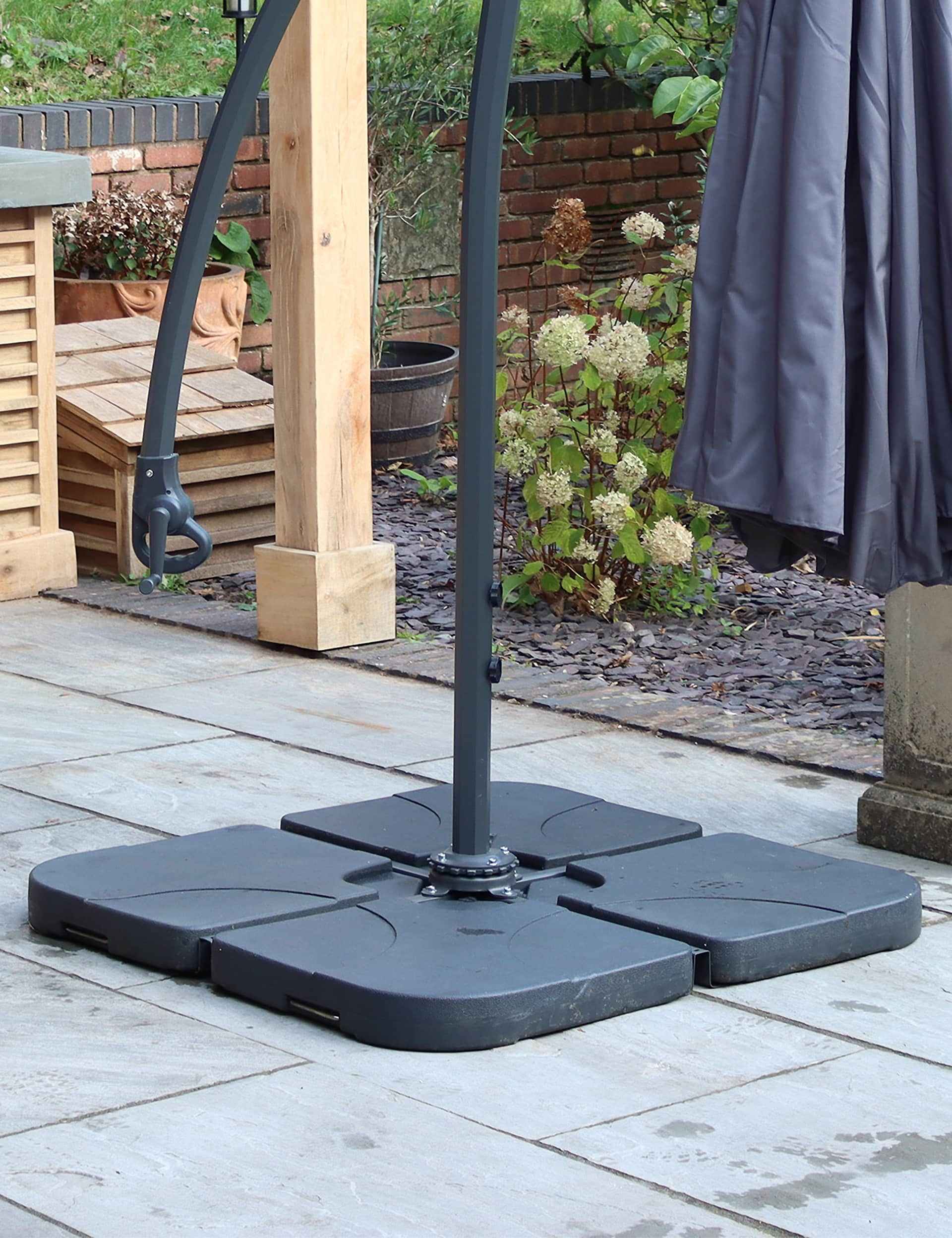 Royalcraft Cantilever Parasol Base - Black, Black