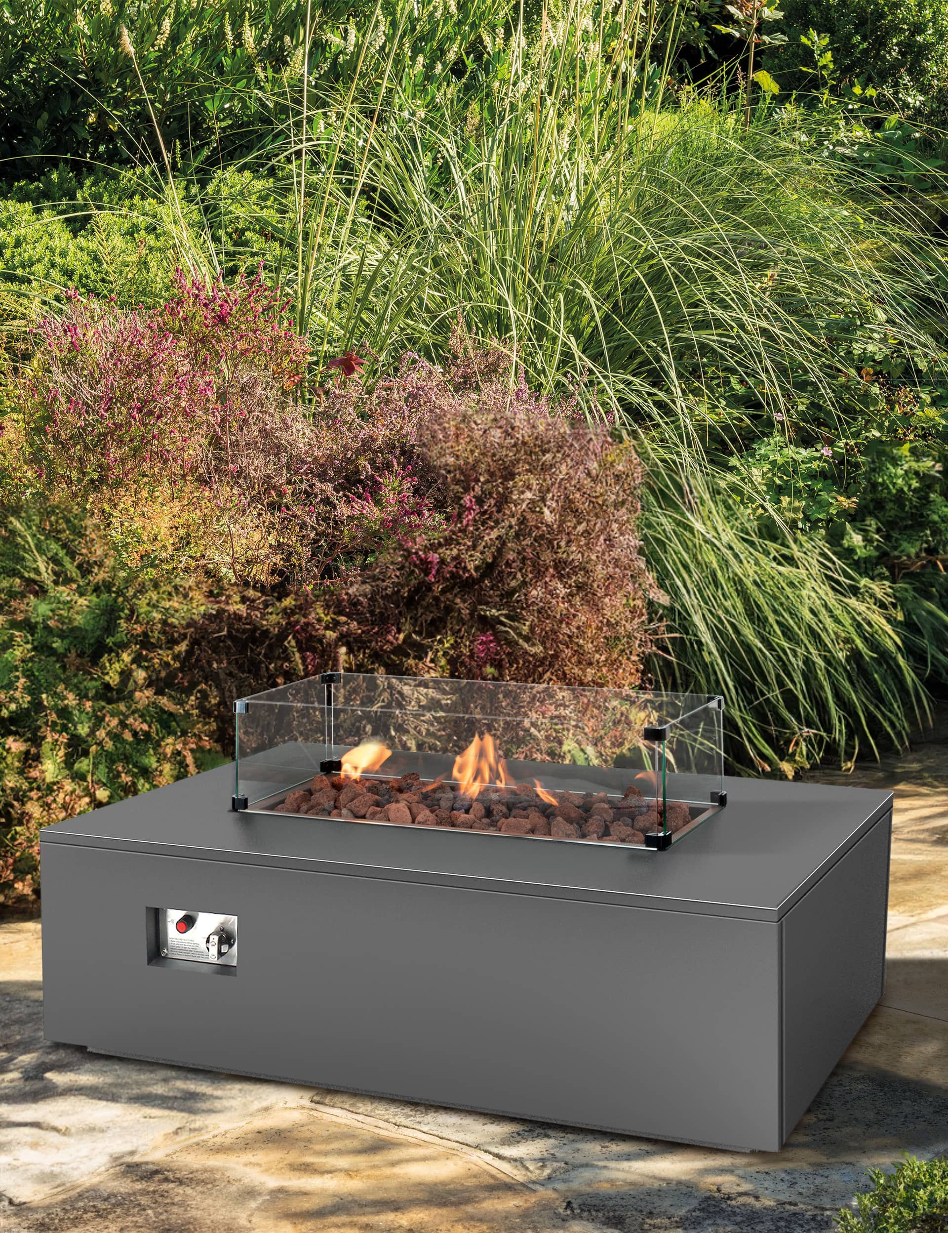 Kettler Large Universal Fire-Pit - Grey, Grey