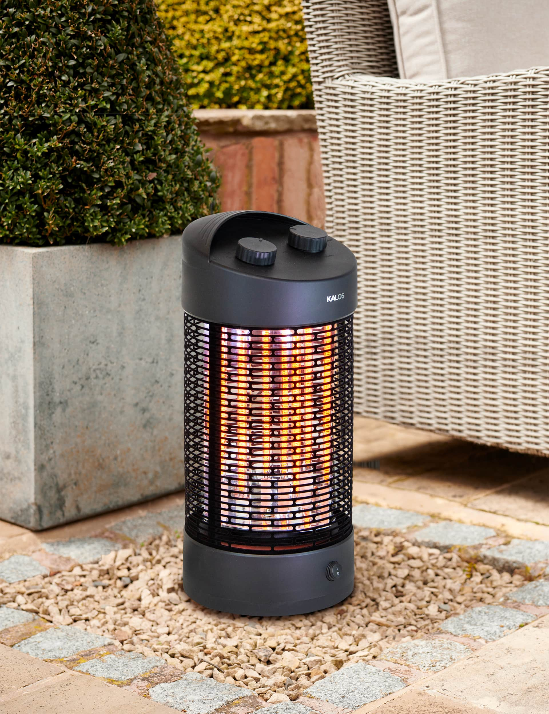 Kettler Medium Universal Electric Lantern Heater - Grey, Grey