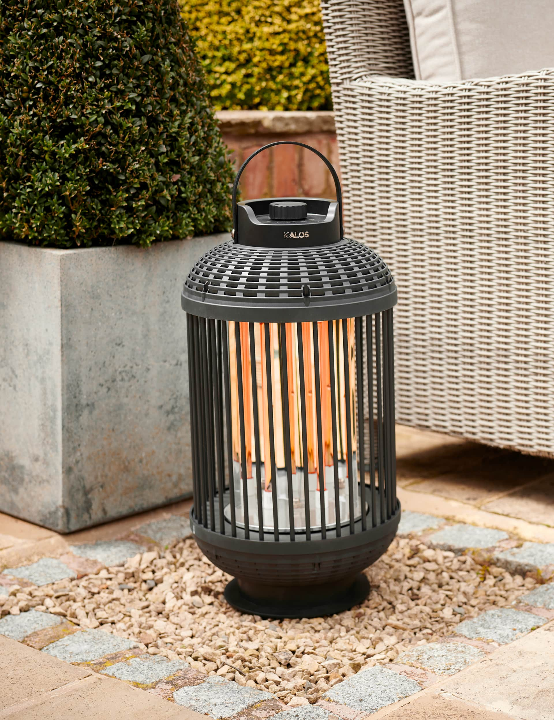 Kettler Oriental Style Electric Lantern Heater - Black, Black