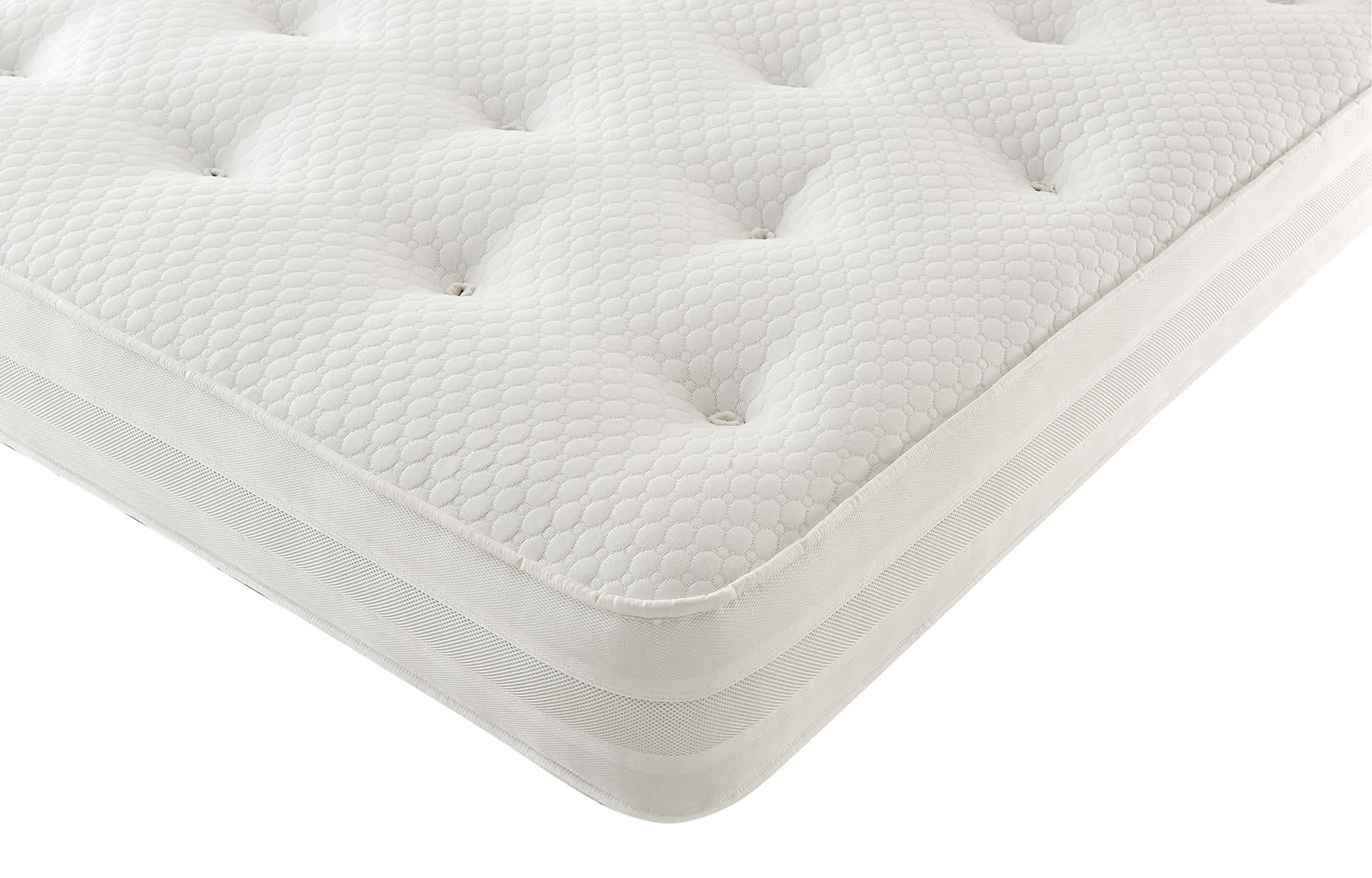 Silentnight Comfort 1000 Pocket Spring Mattress - 3FT - White, White