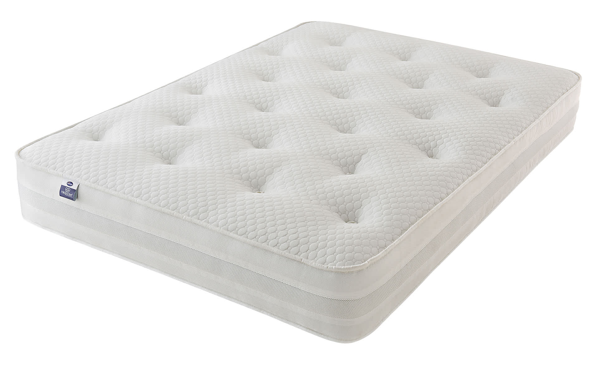 Silentnight Comfort 1000 Pocket Spring Mattress - 4FT6 - White, White