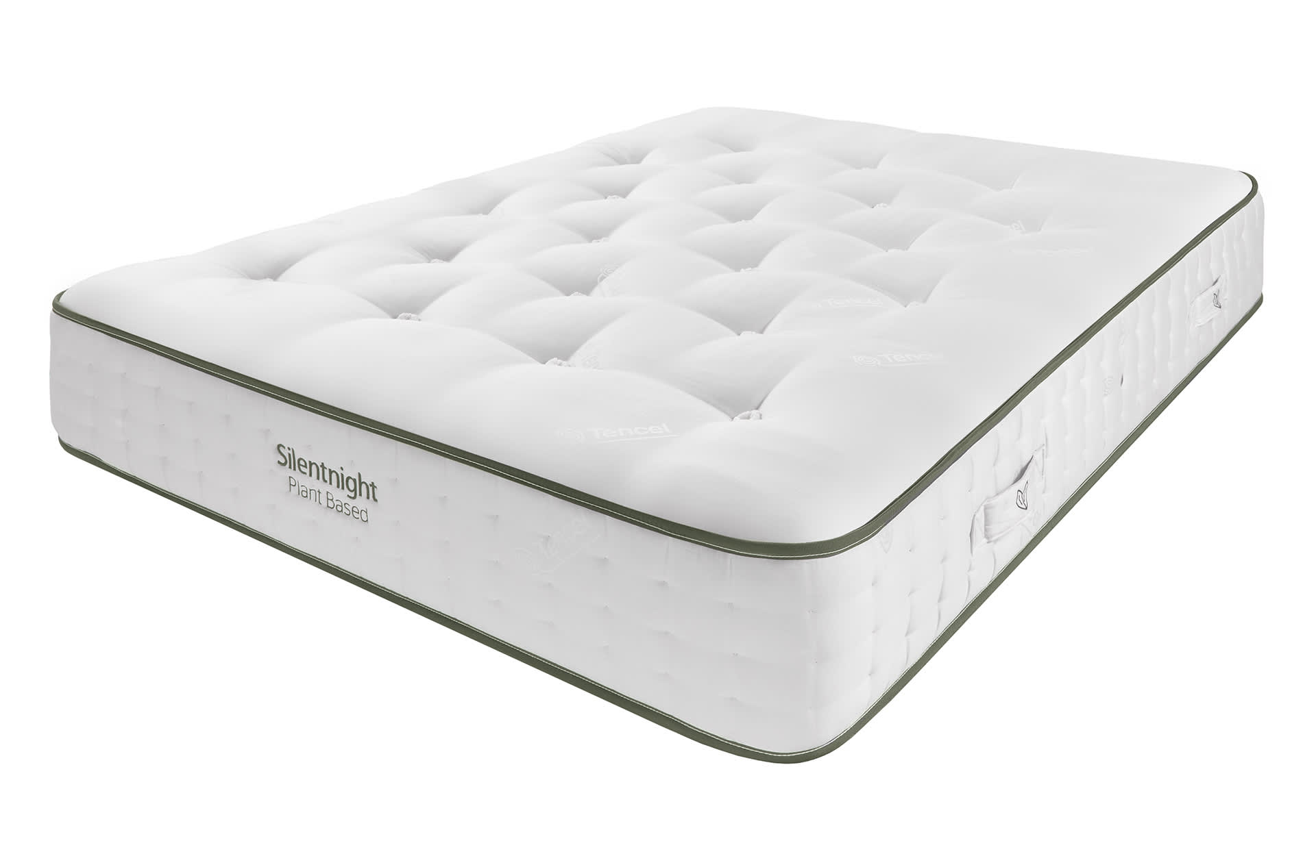 Silentnight 1200 Pocket Spring Mattress - 6FT - White, White