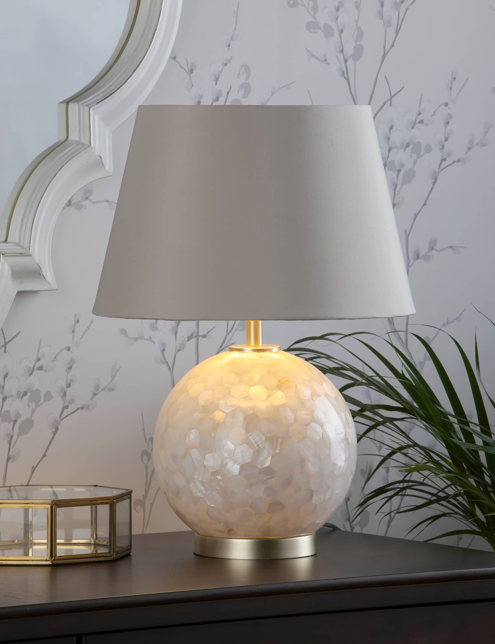 Laura Ashley Mathern Table Lamp - Champagne, Champagne