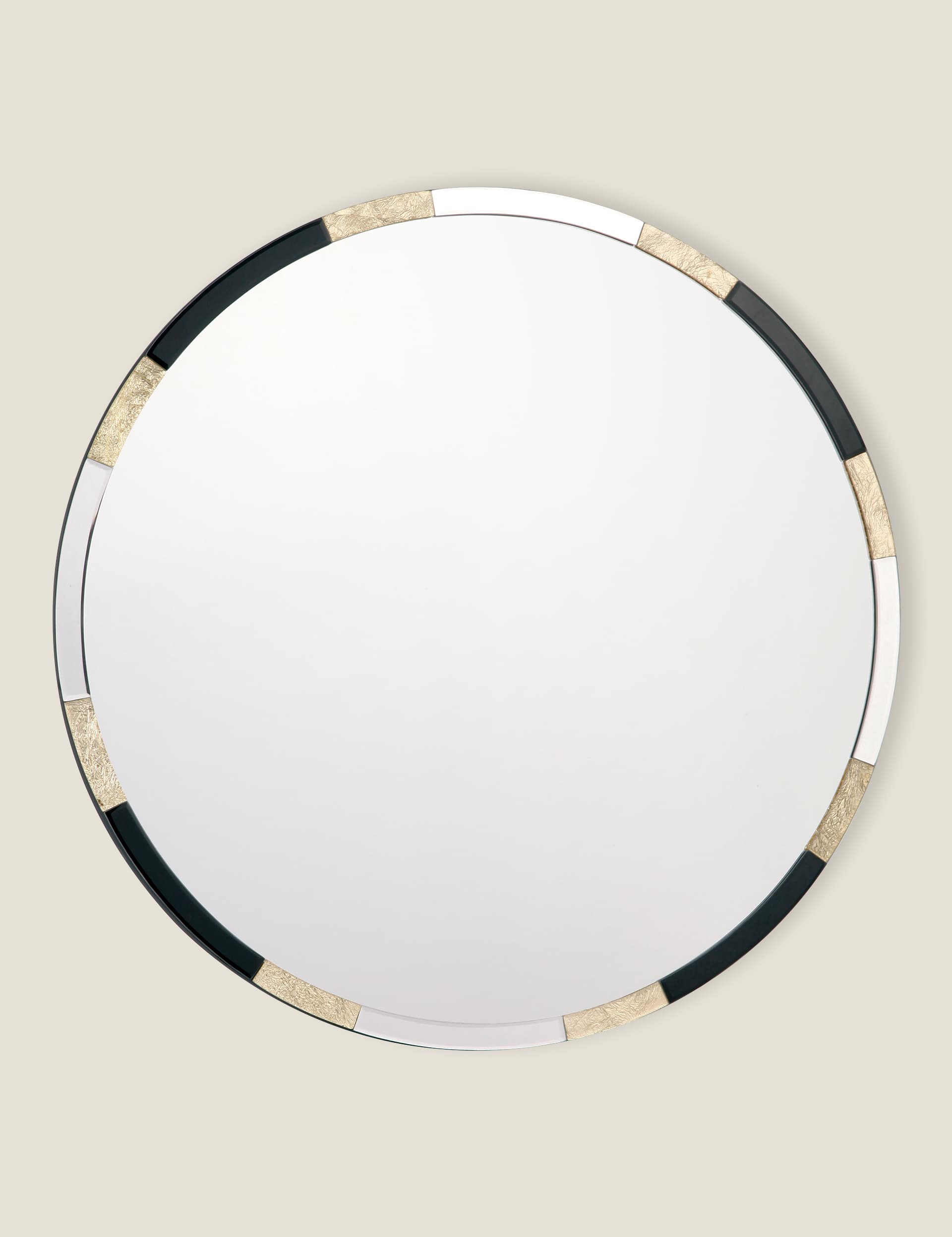 Dar Gadany Round Wall Mirror - Silver, Silver